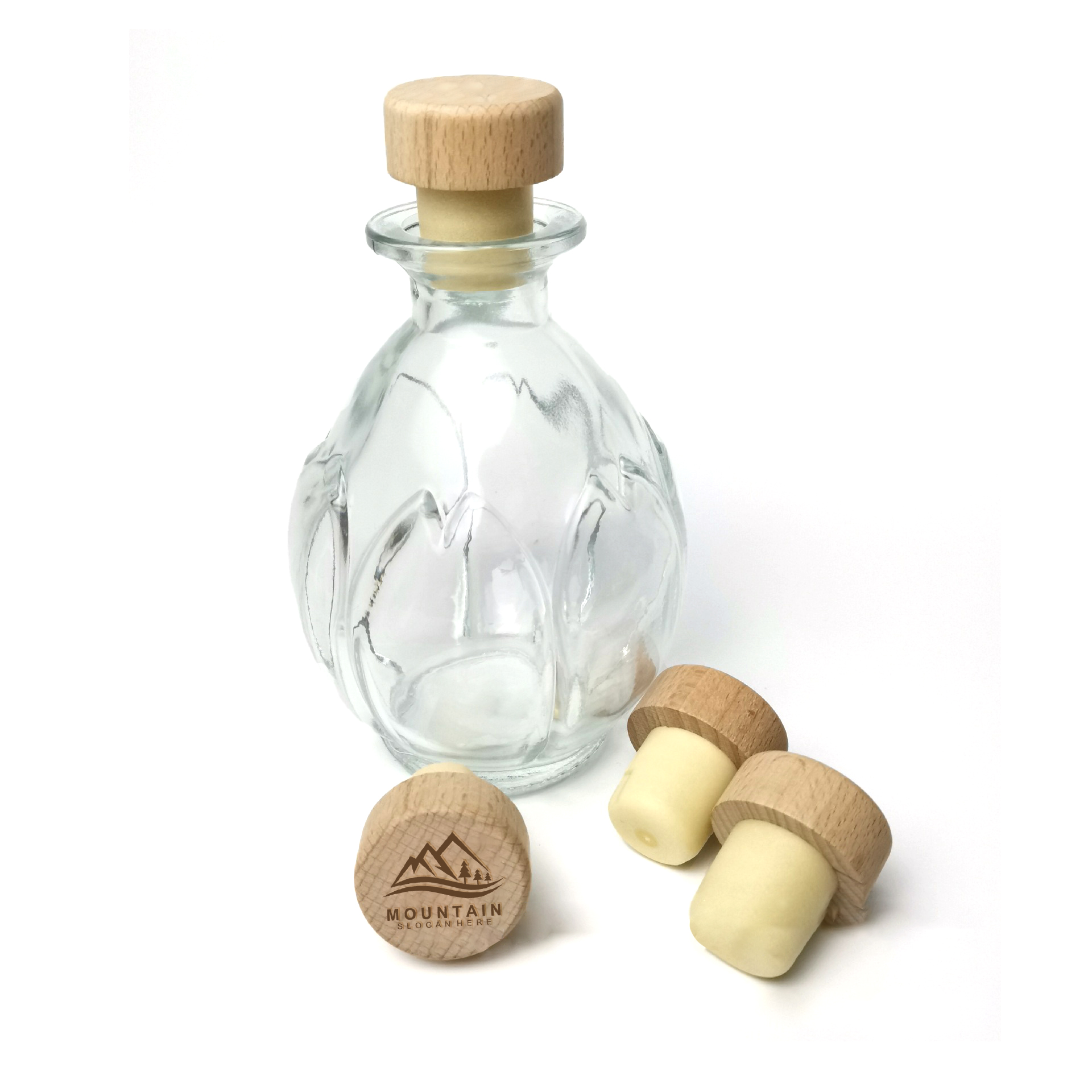 Wooden Cork Liquor Bottle Stopper