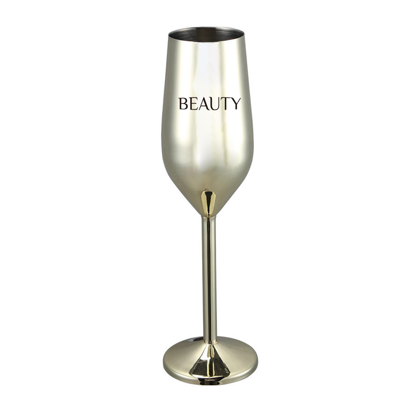 200ml Metal Champagne Glass1