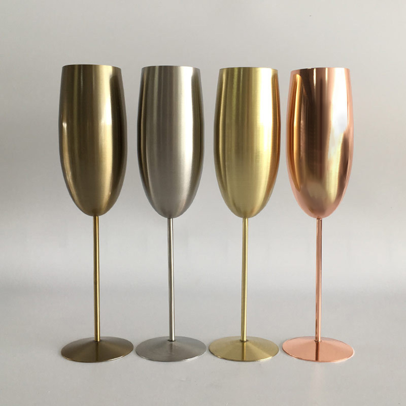 7 oz. Metal Champagne Glass