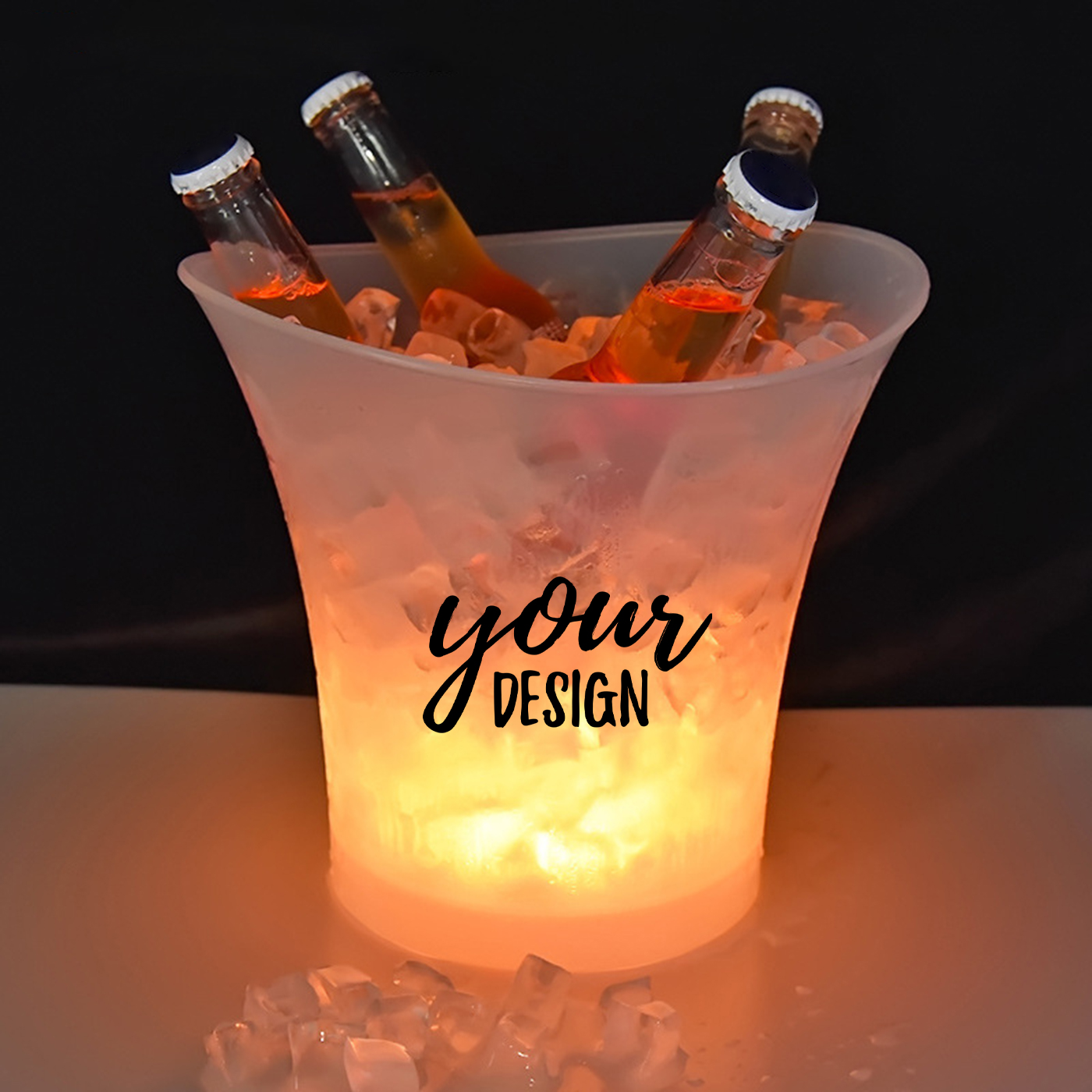 5L Frosted LED Ice Bucket1