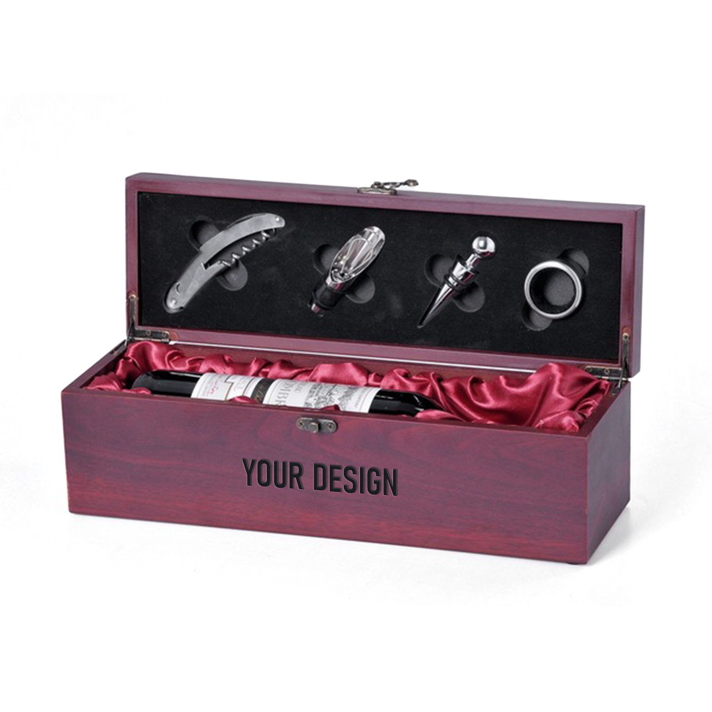 Wine Gift Box With 4 Accessories1