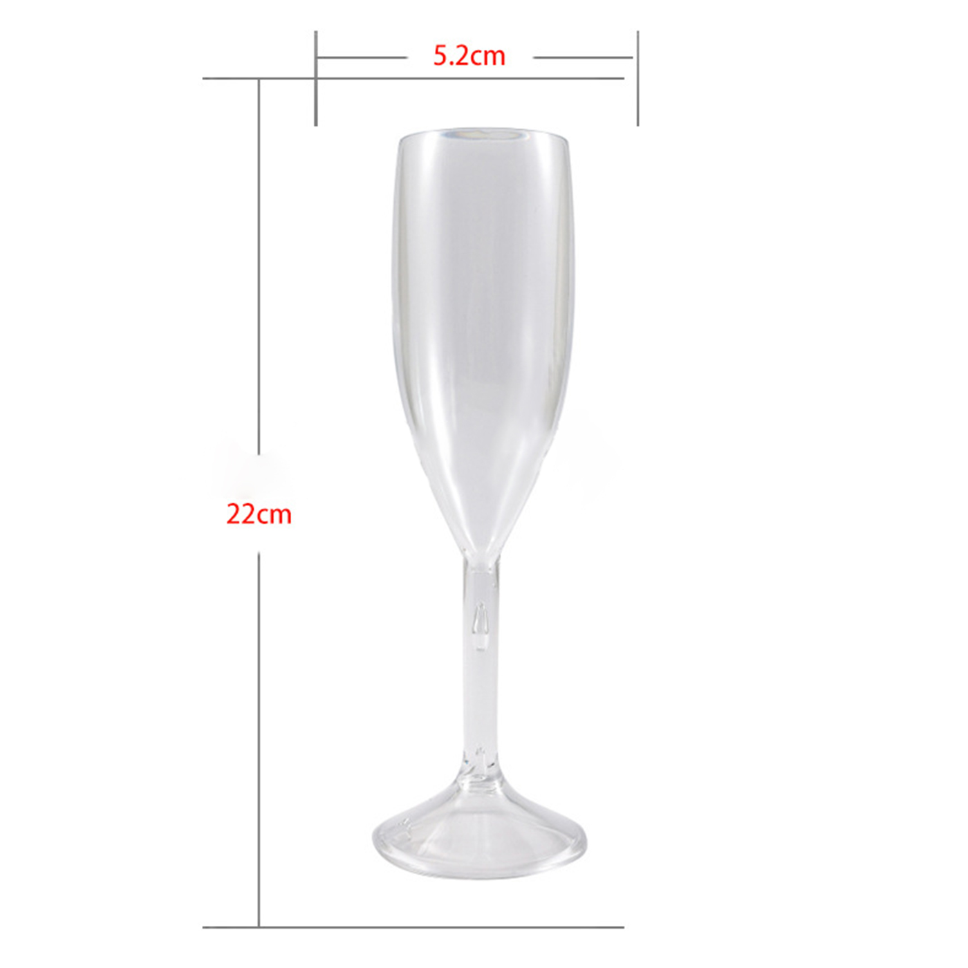 6 oz. PS Plastic Champagne Glass2