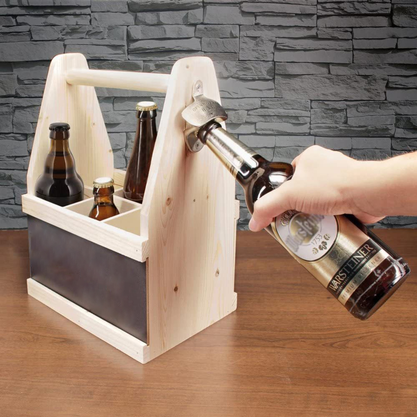 Wooden Beer Caddy2