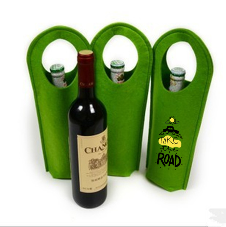 Felt Wine Bottle Bag