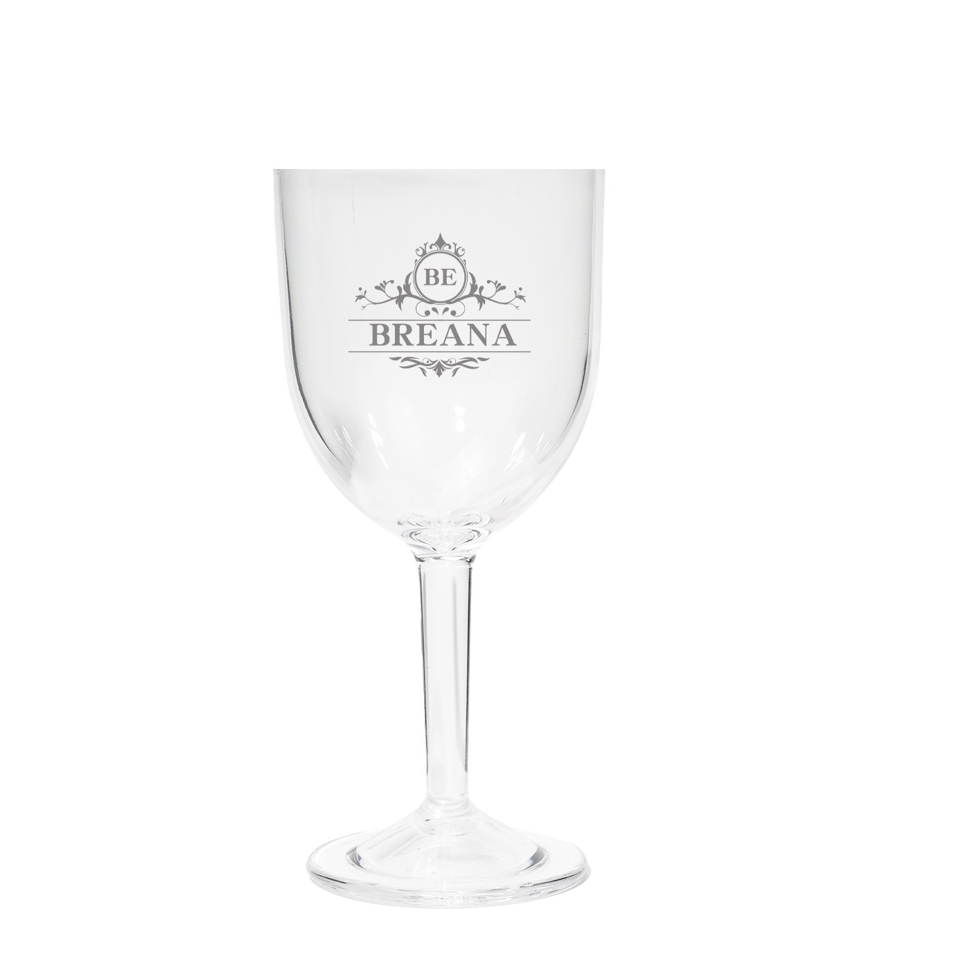 12 oz. Custom PC Plastic Wine Glass