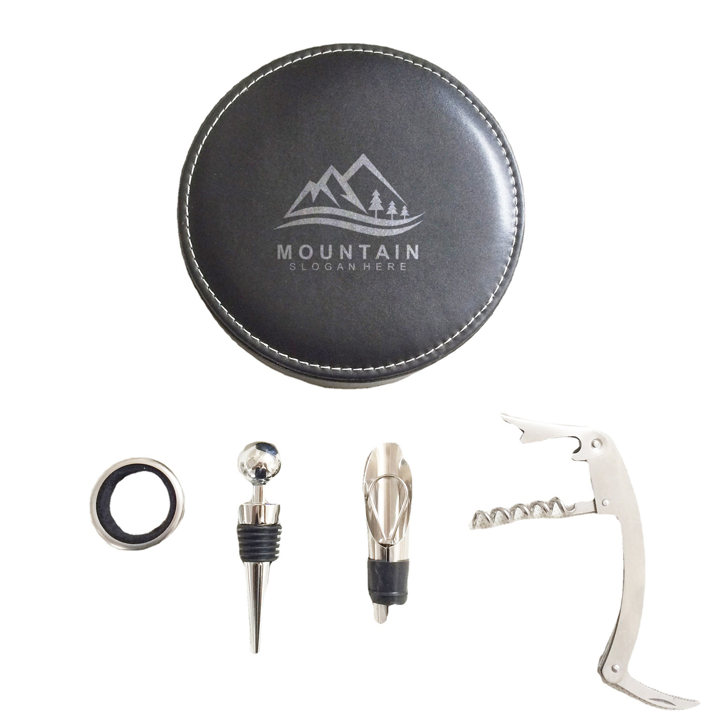 Personalized Round Wine Tool Set1