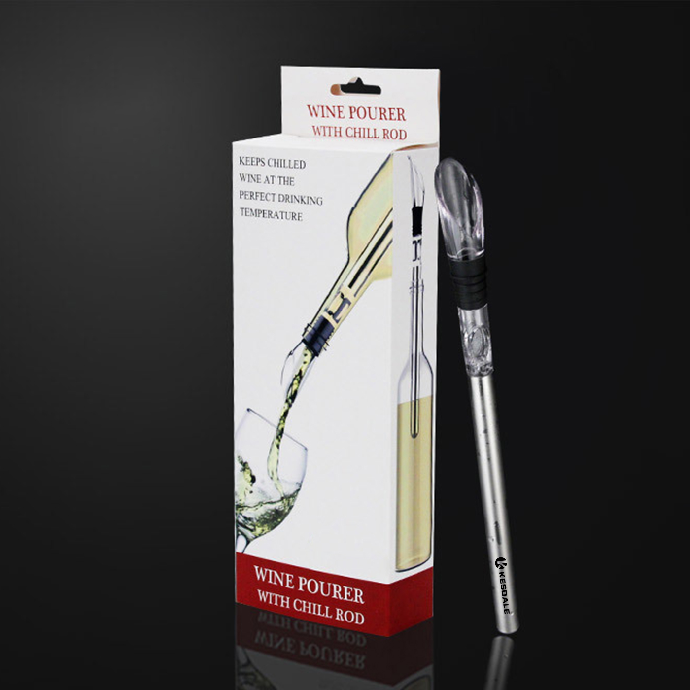 Wine Pourer With Chill Rod