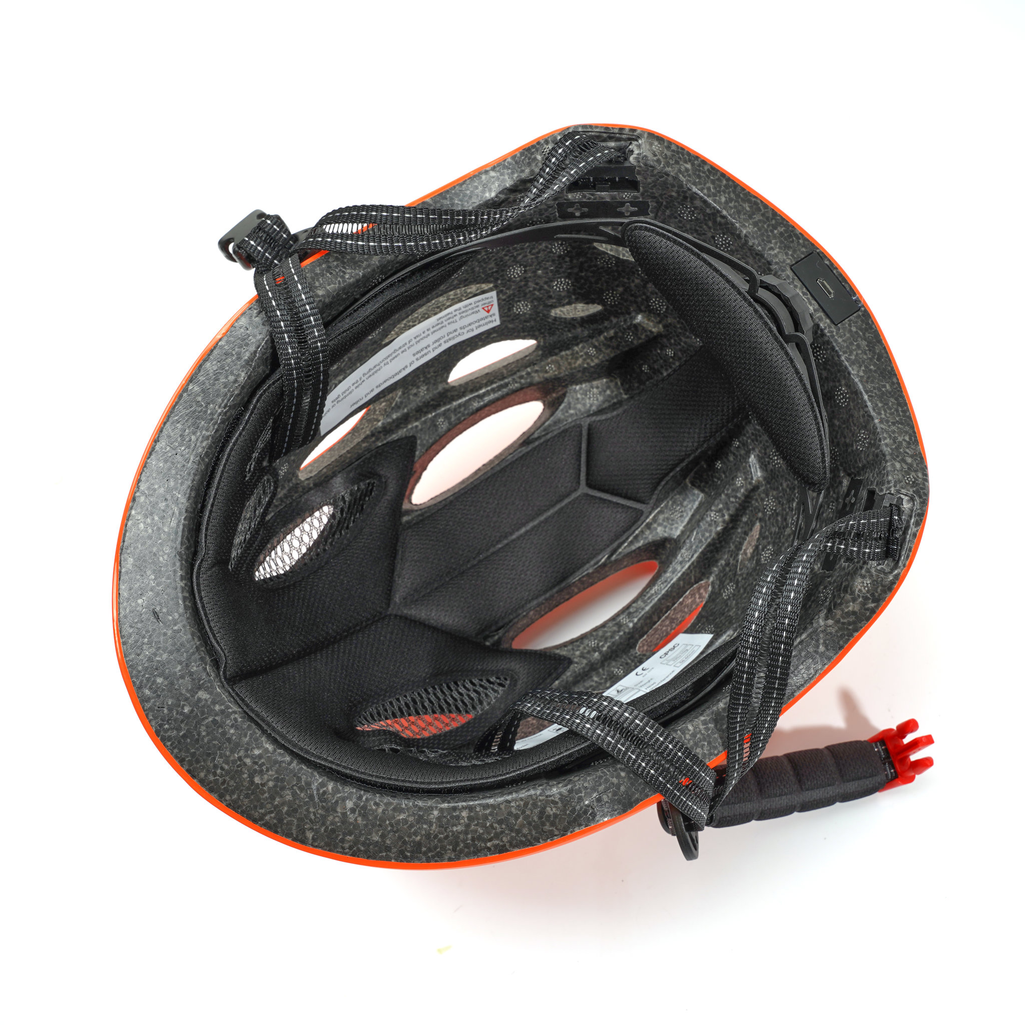 Cycling Helmet With Front And Rear Light3