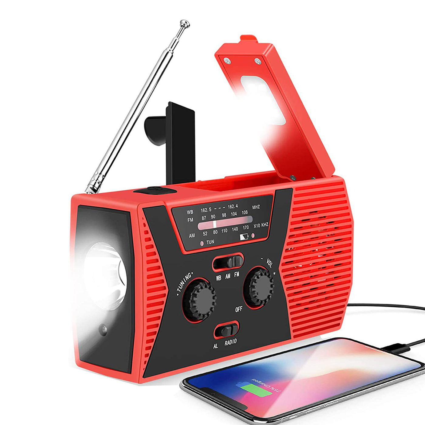 Emergency Solar Hand Crank Portable Radio3