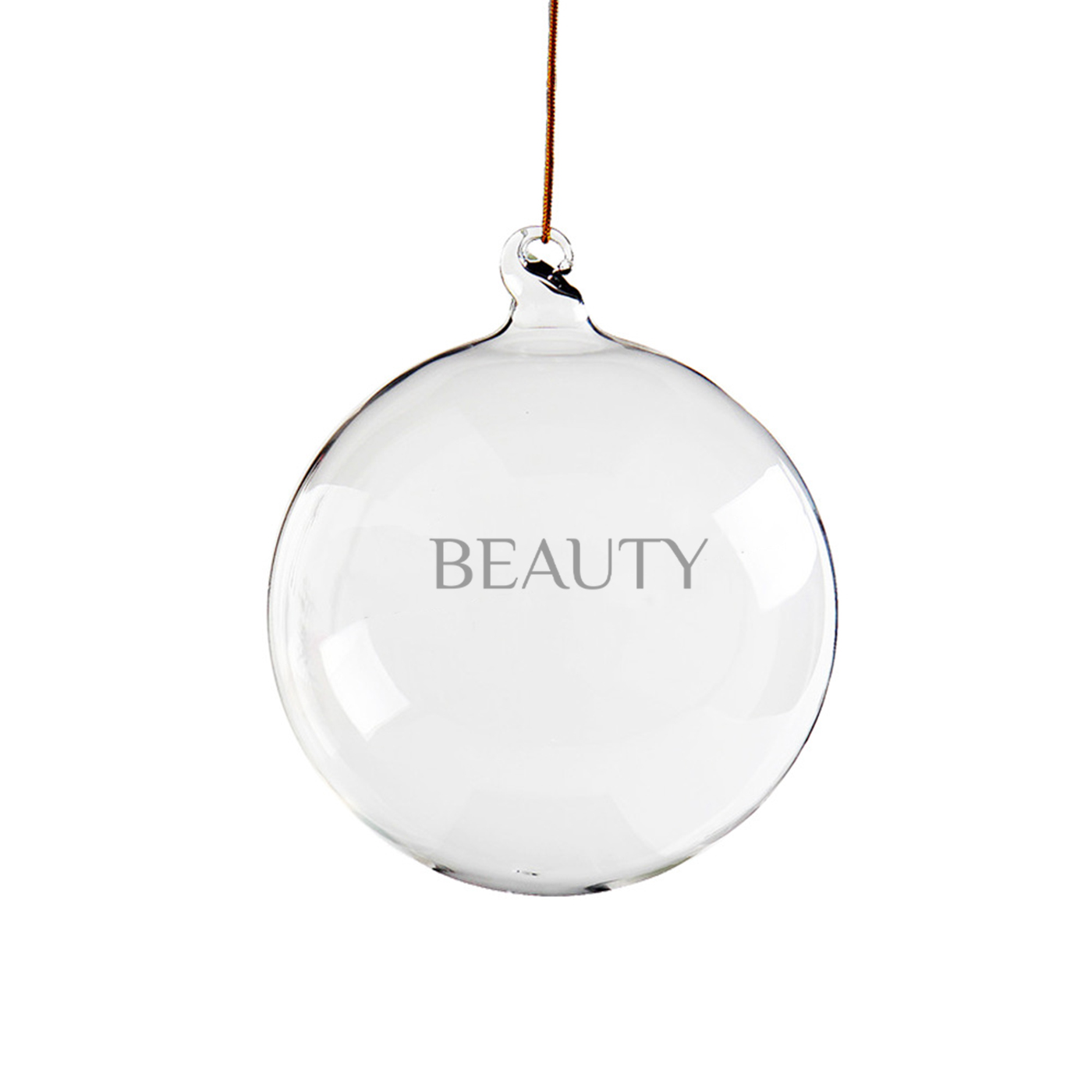 6cm Transparent Chritsmas Decoration Ball