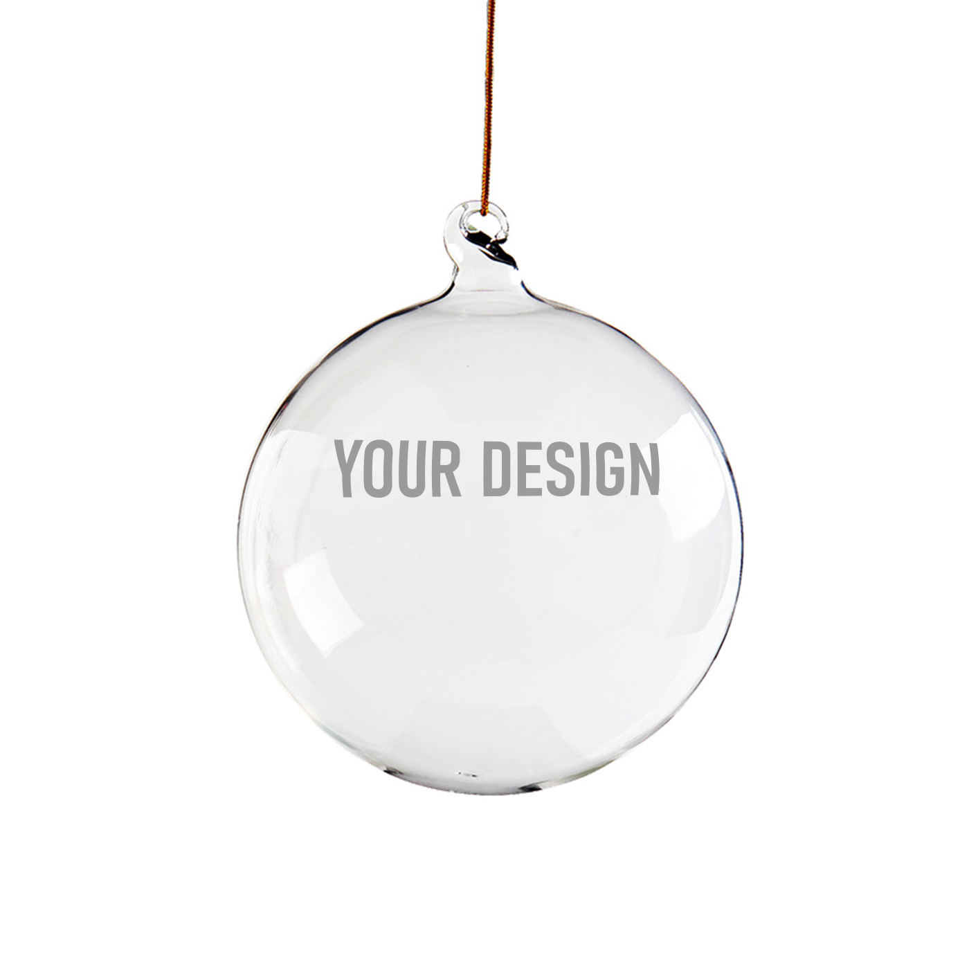 6cm Transparent Chritsmas Decoration Ball1