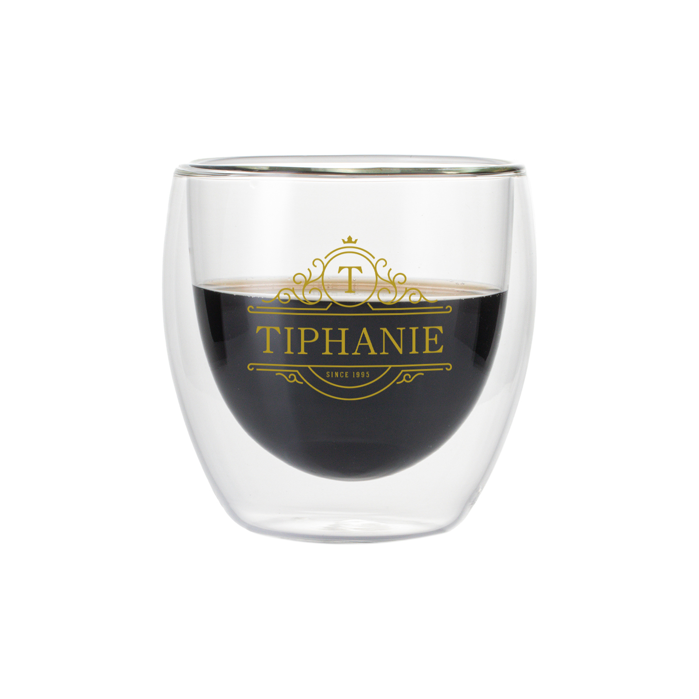 Brillenbecher, 8 oz., doppelwandig