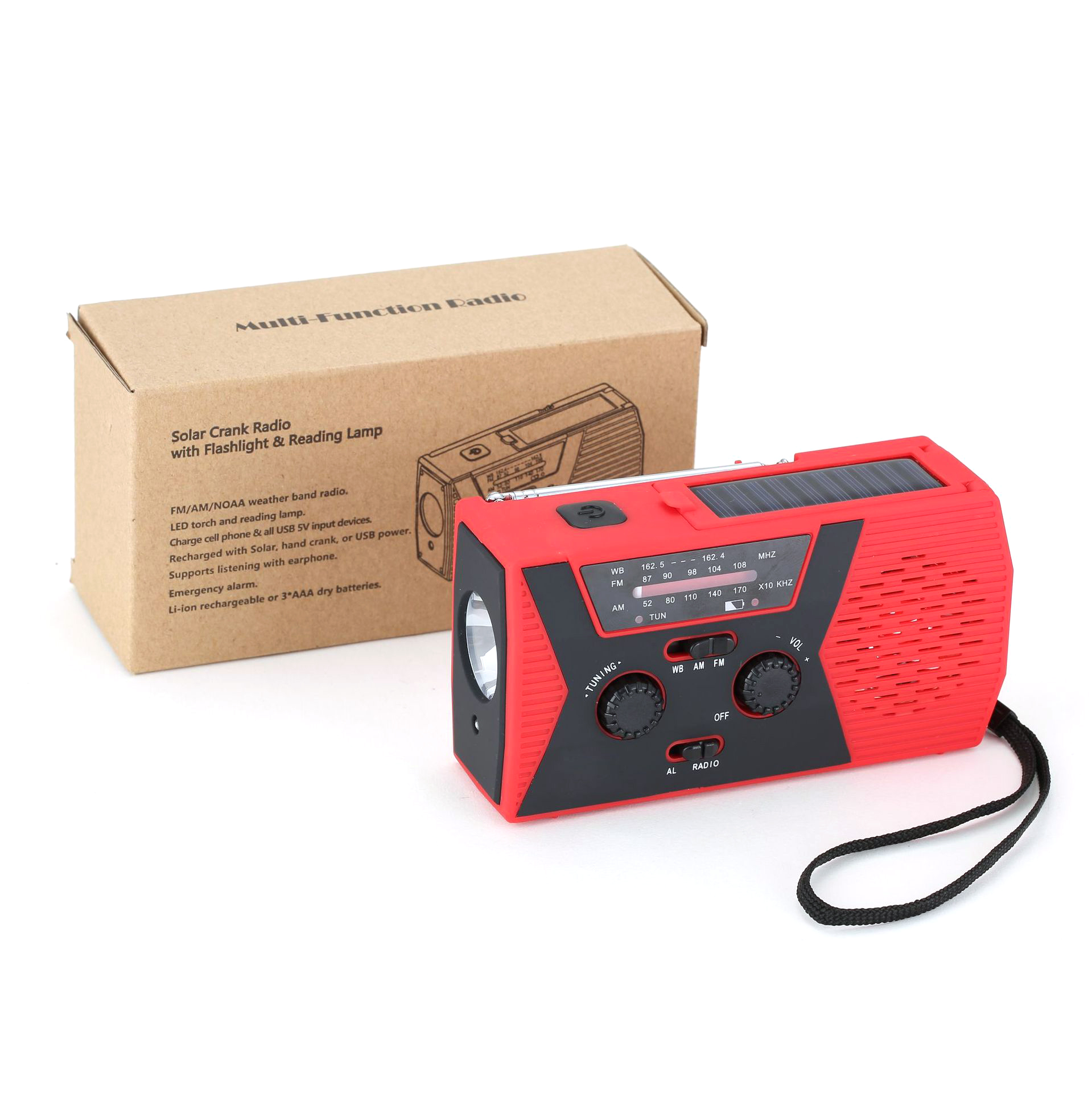 Emergency Solar Hand Crank Portable Radio2