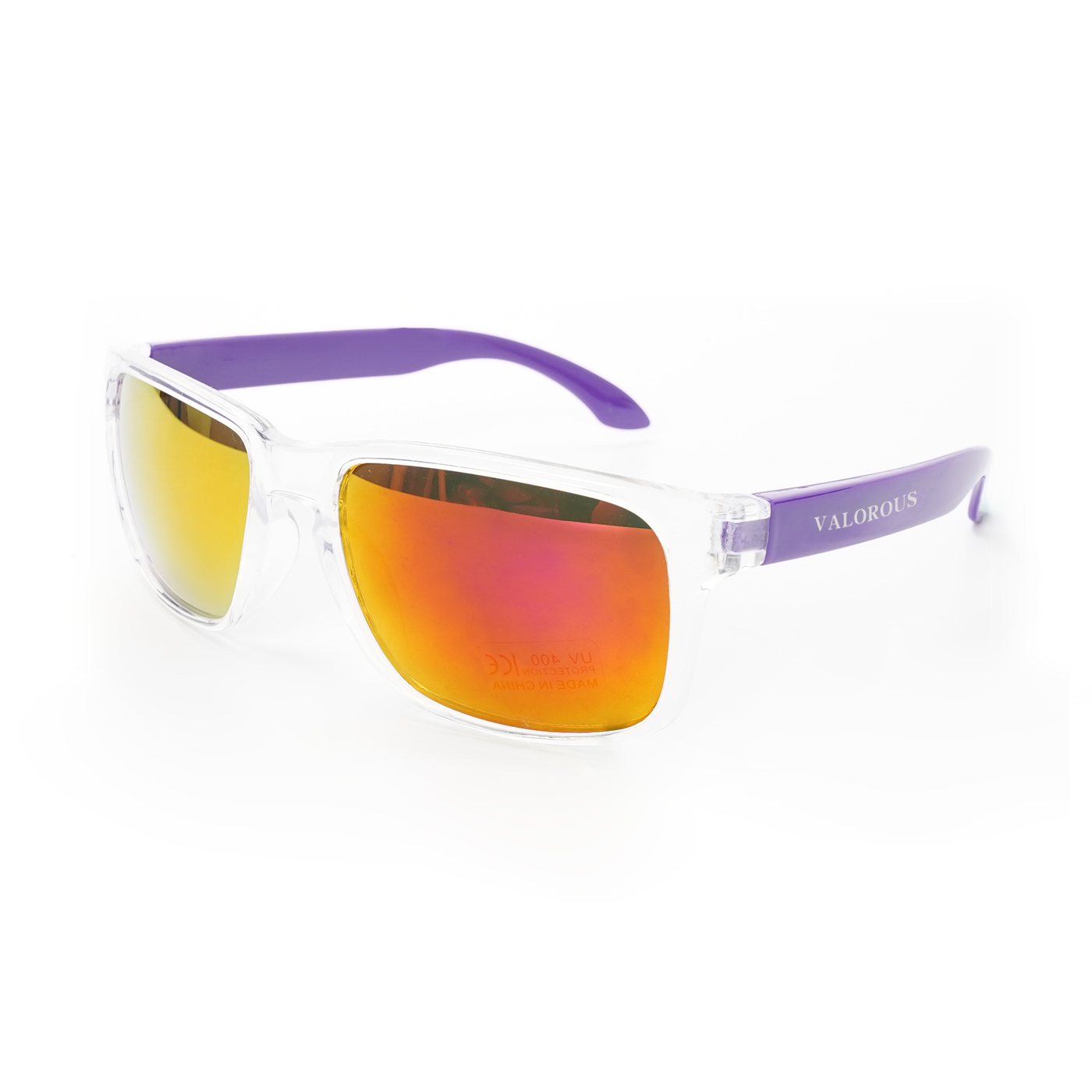 Crystalline Mirrored Sunglasses
