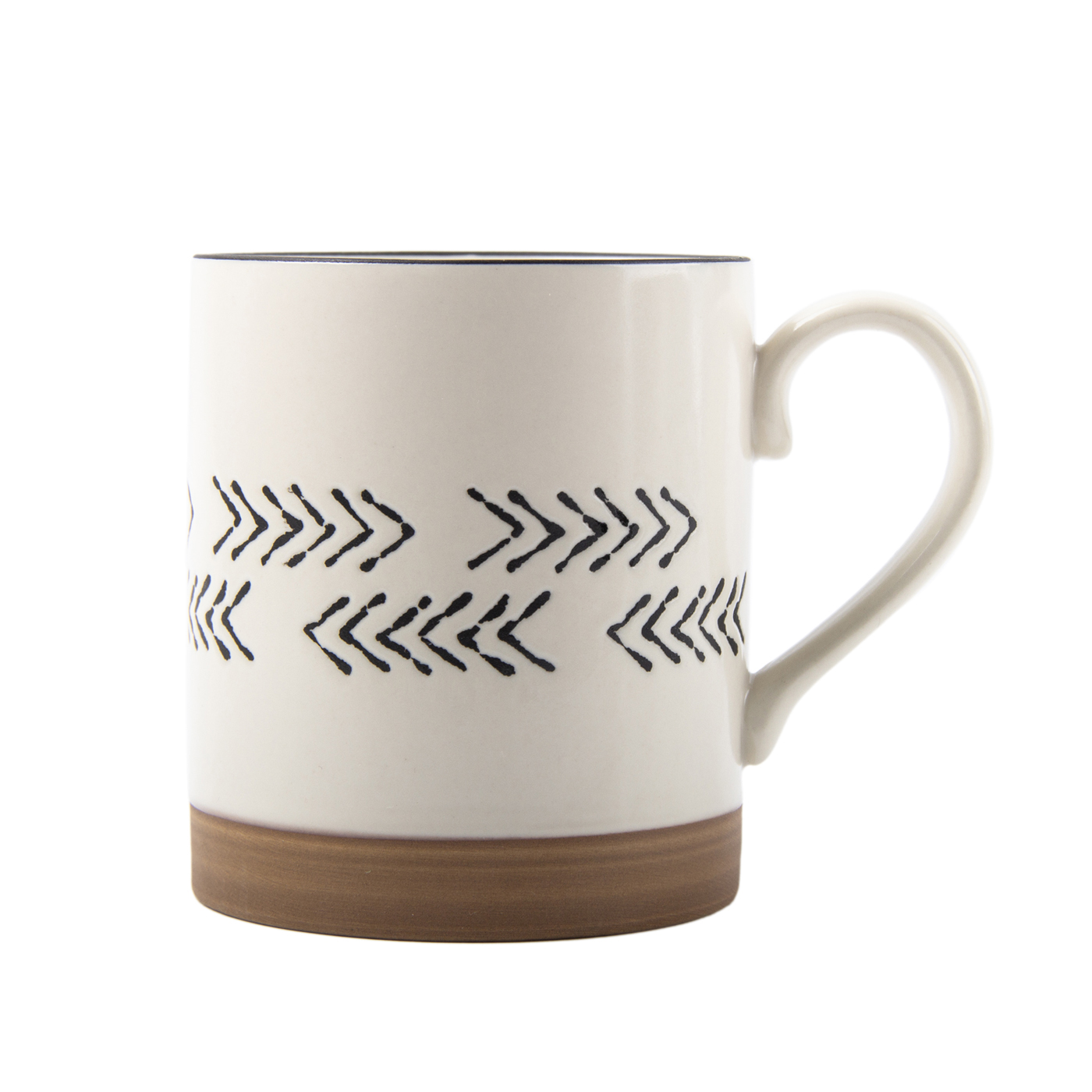 Keramiktasse, 16 oz., handbemalt