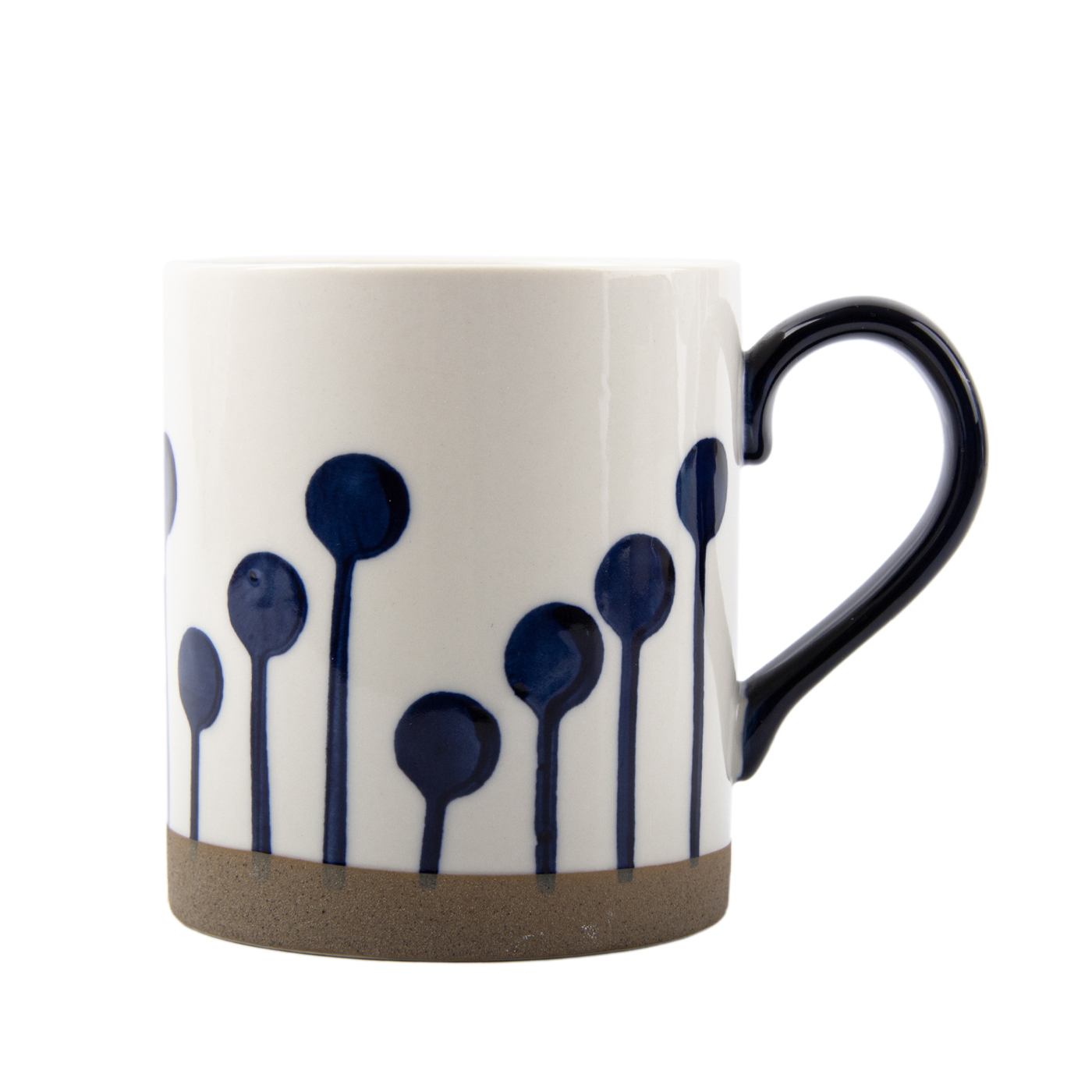 Kaffeetasse aus Keramik, handbemalt