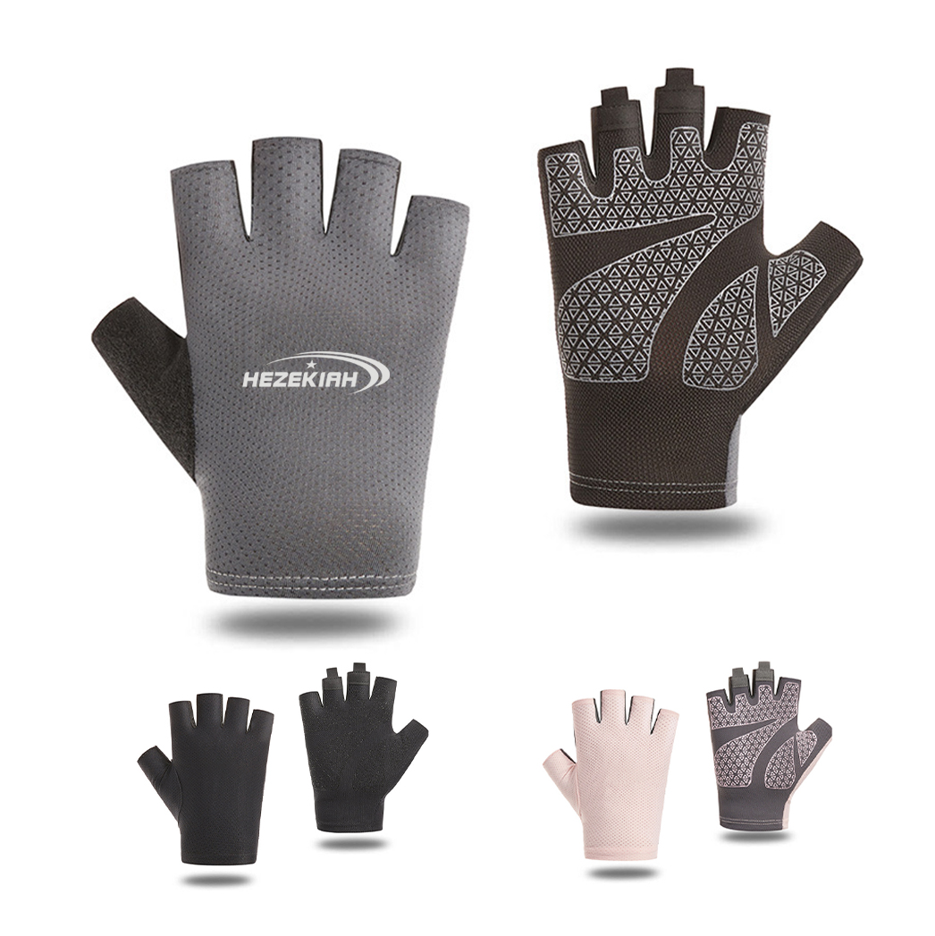 Ice Silk Half Finger Riding Gloves