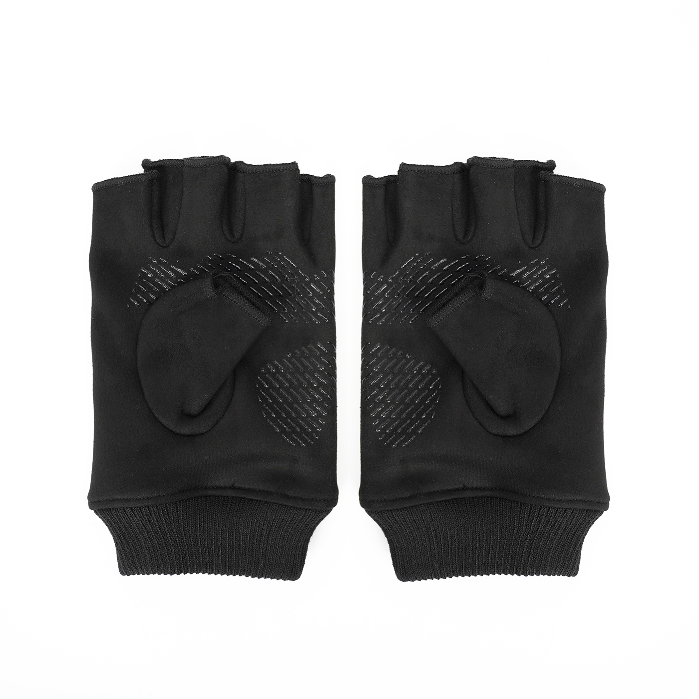 Sport Suede Fingerless Gloves2