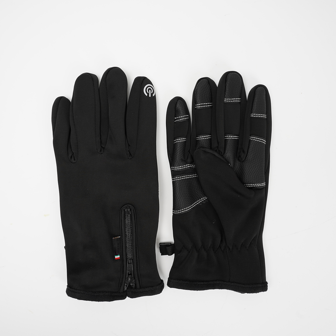 Winter Riding Gloves With Reflective Logo3