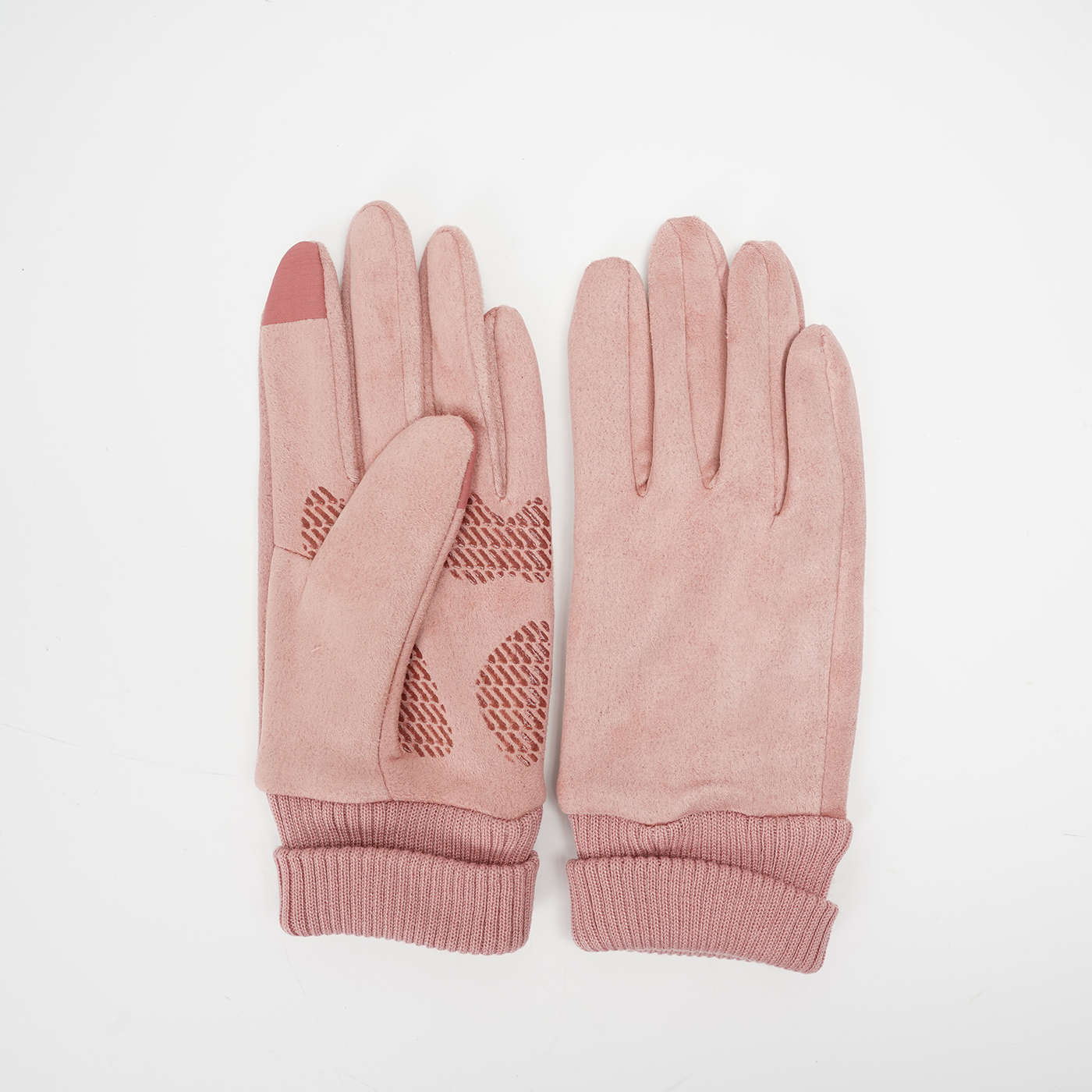 Suede Touch Screen Warm Gloves2