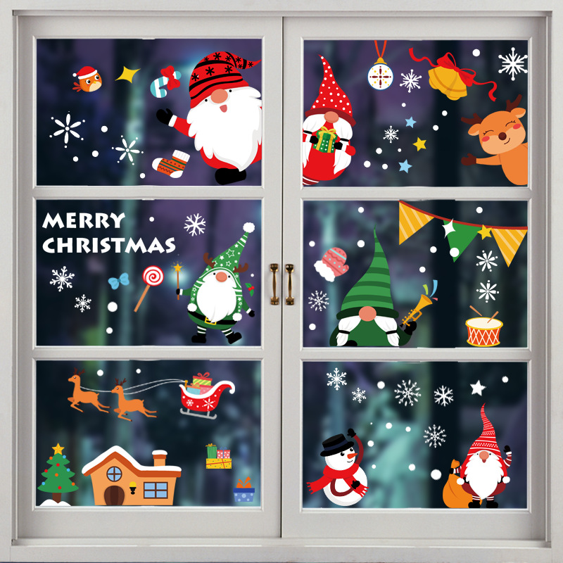 Reusable Christmas Window Stickers2