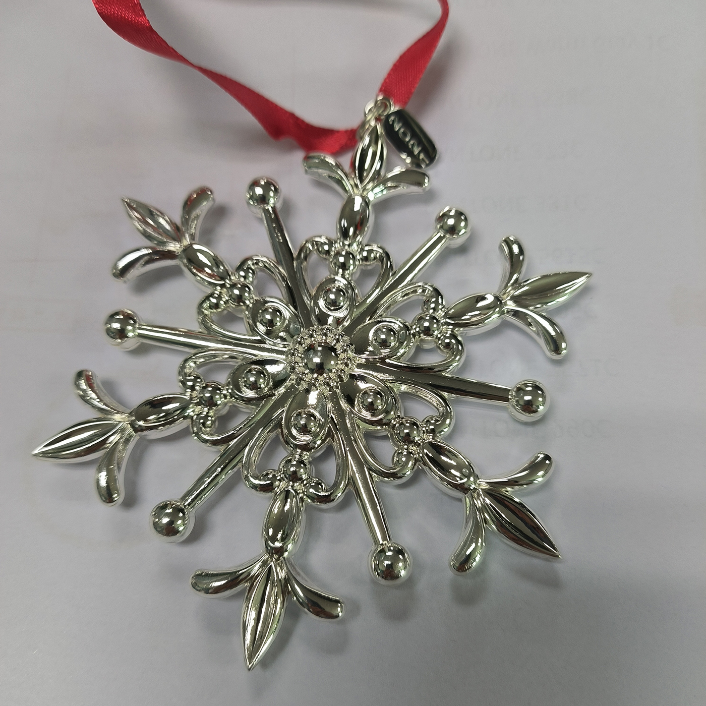Silver Snowflake Charm1