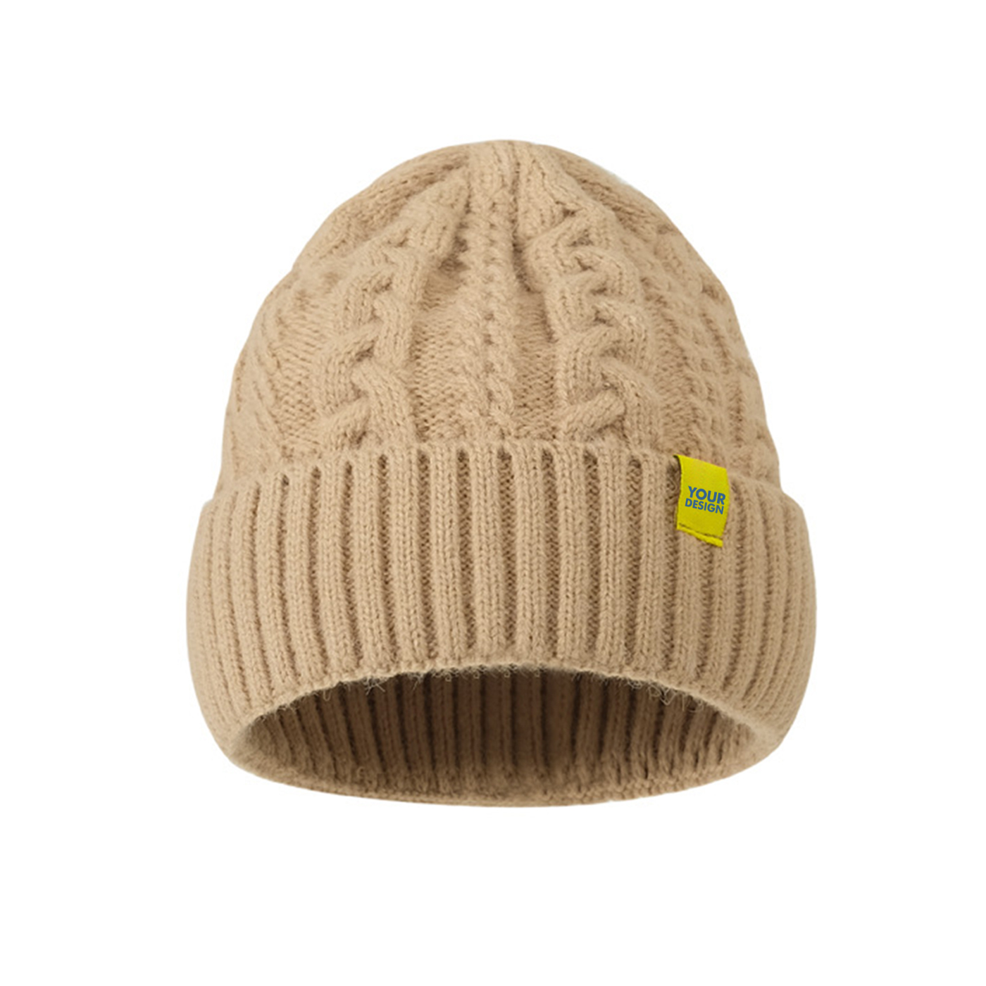 Adult Cable Knit Beanie1