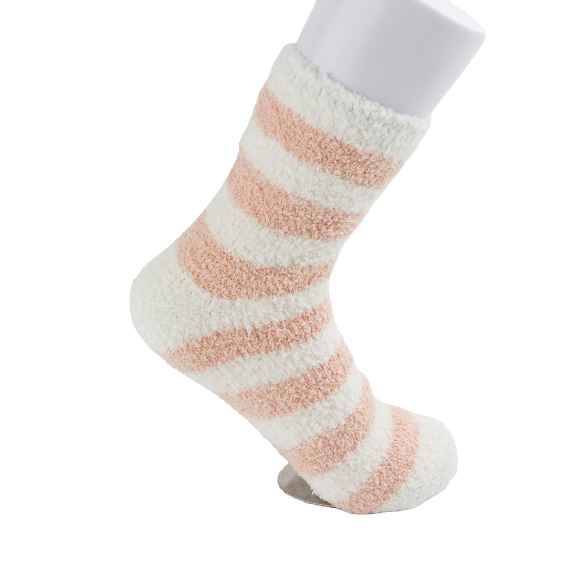 Socken, Korallensamt, Boden