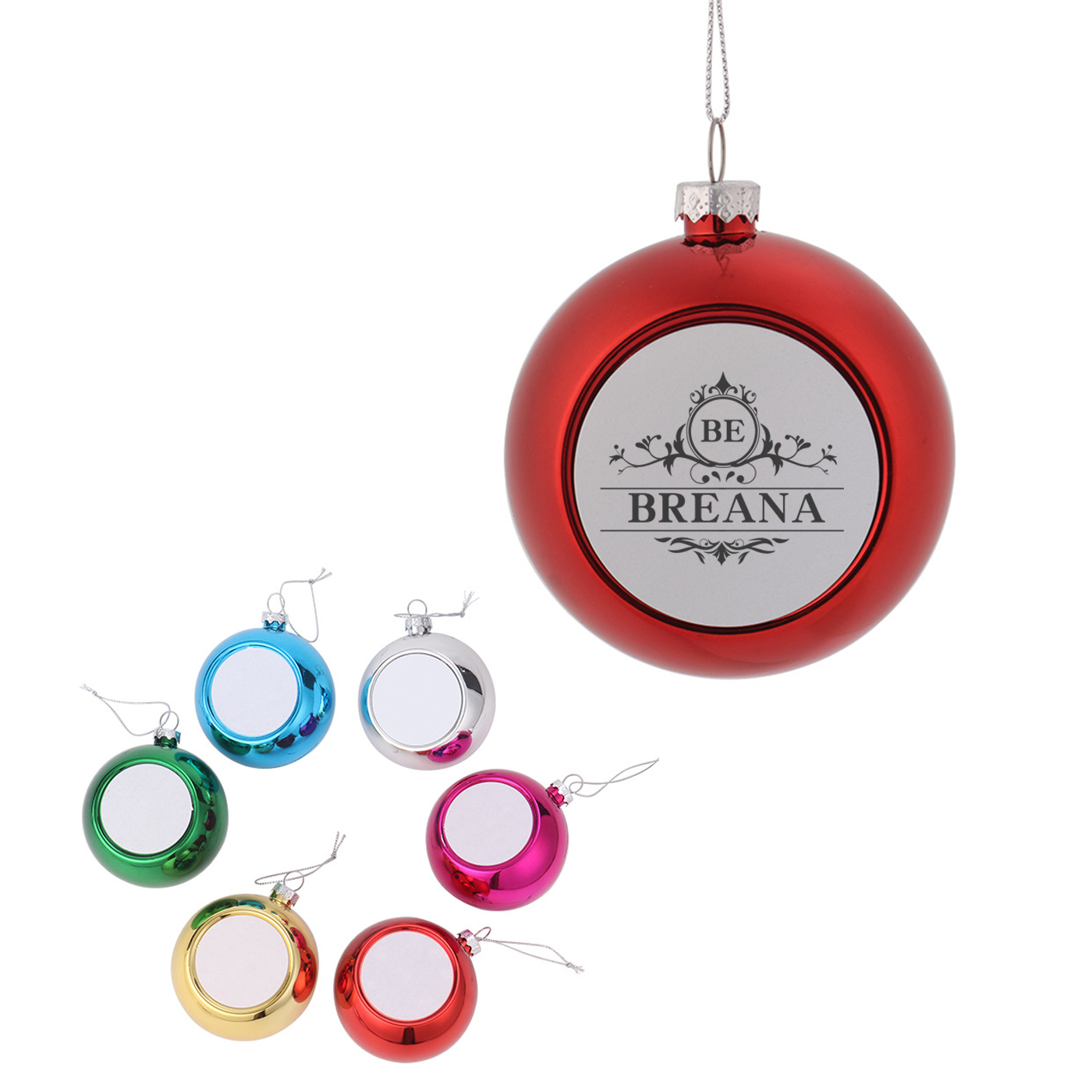 Custom Christmas Ball Ornaments 