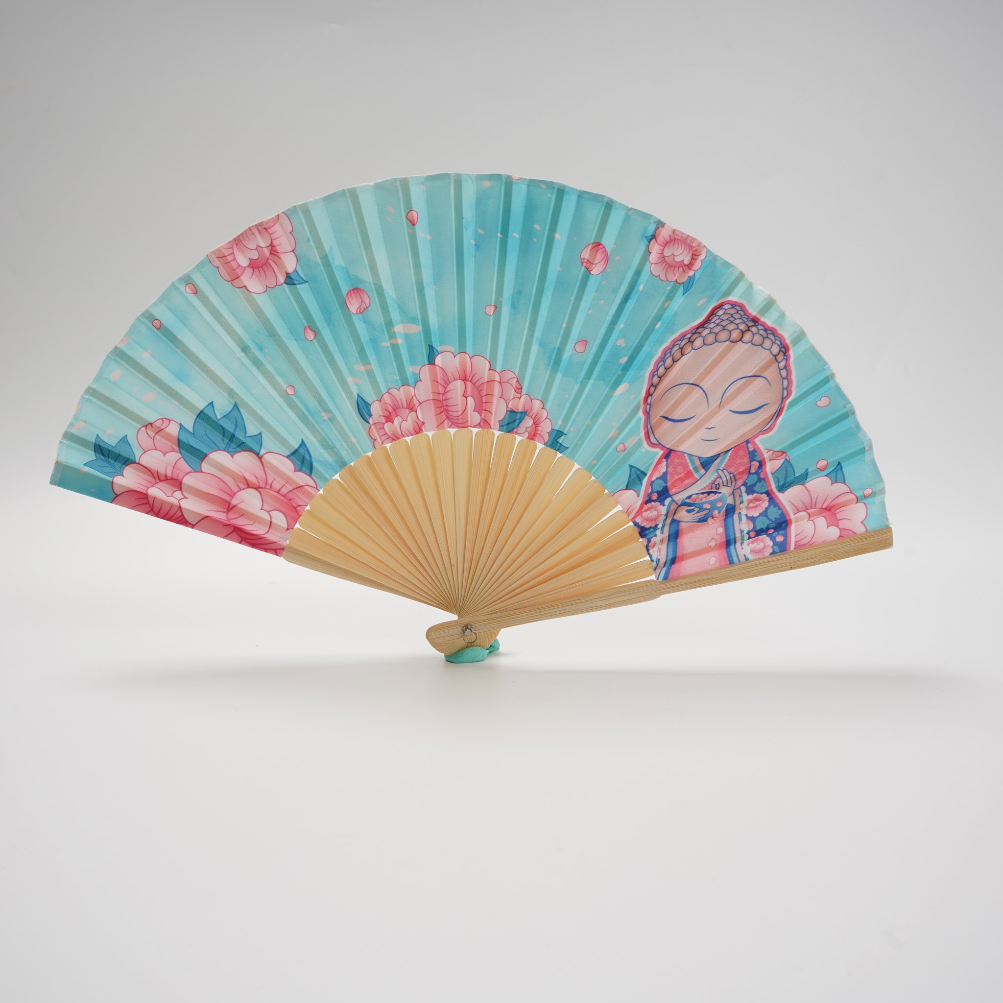 Cloth Bamboo Folding Fan3