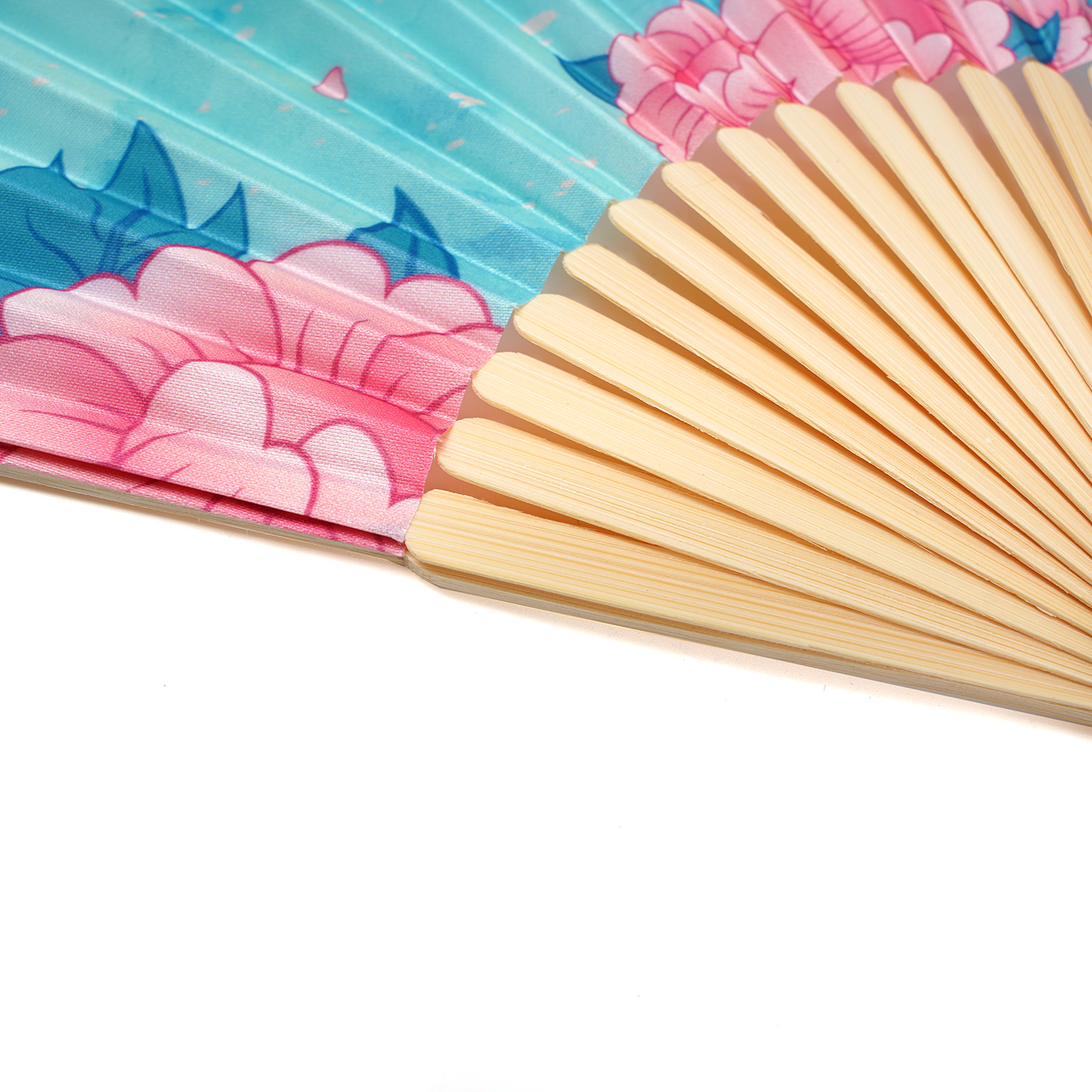 Cloth Bamboo Folding Fan2