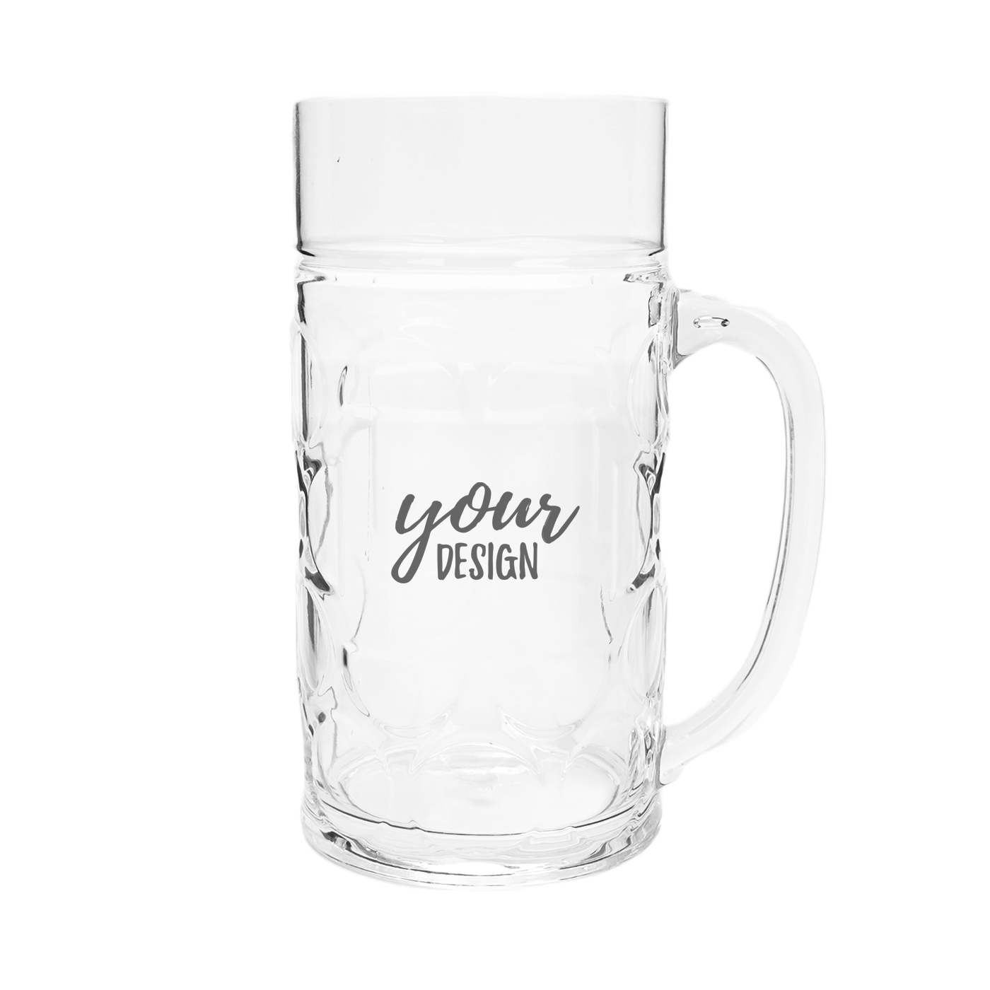 Bierkrug mit Henkel, PC-Kunststoff, 18 oz.
