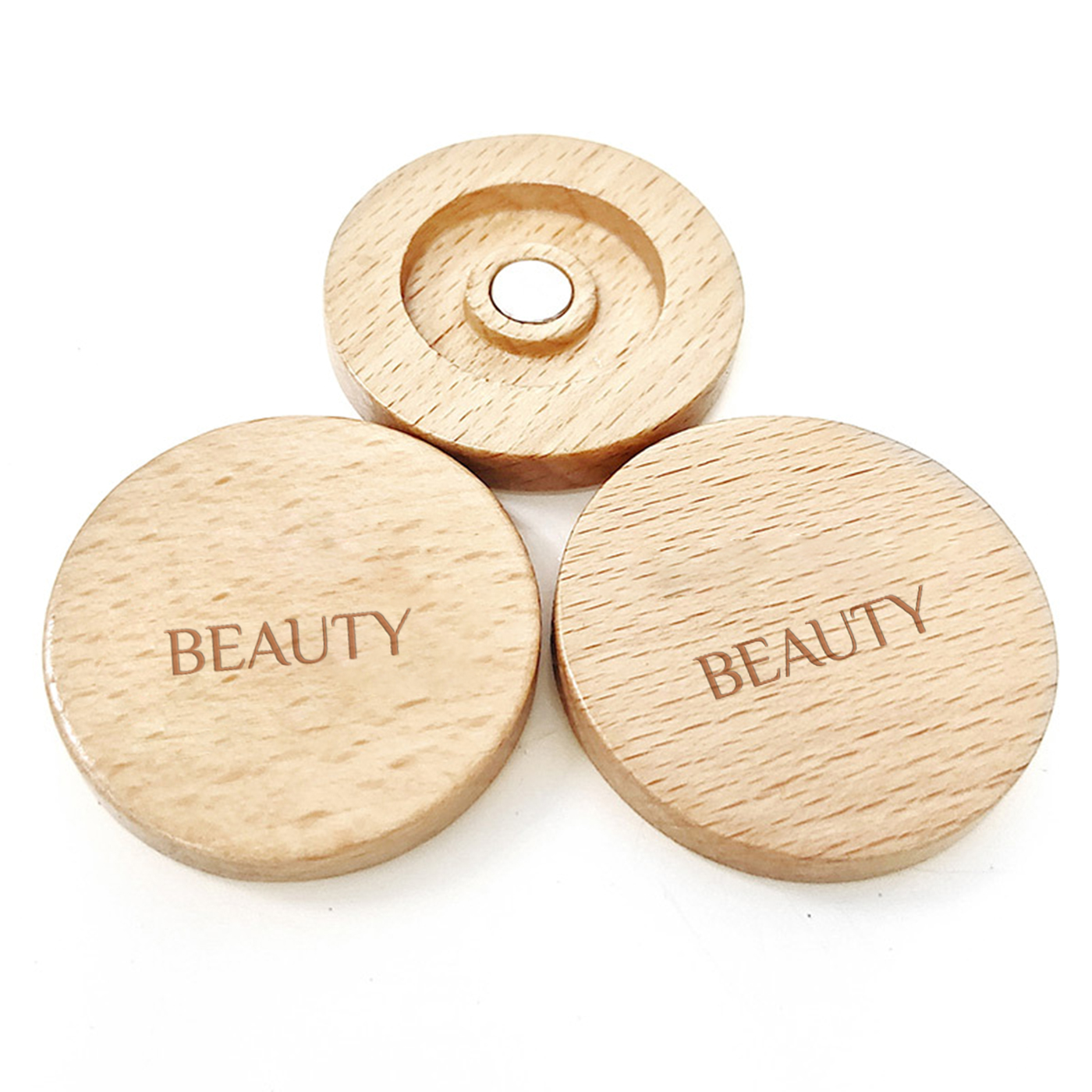 Golfballmarker, 20 mm, Holz