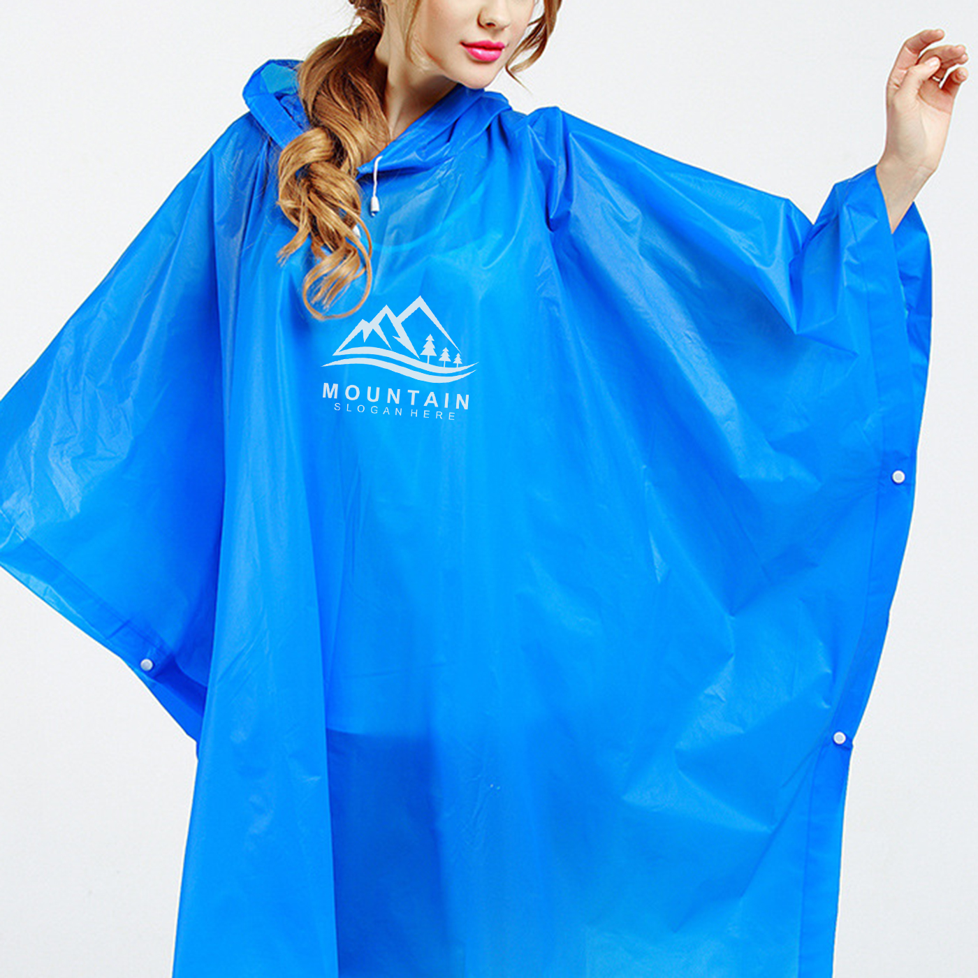 Custom Adult Camping Poncho 1
