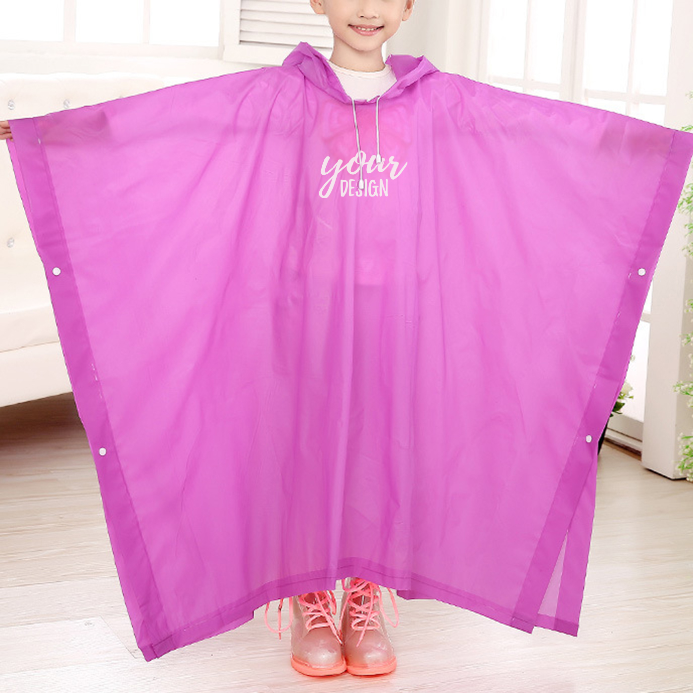 EVA Children Rain Poncho