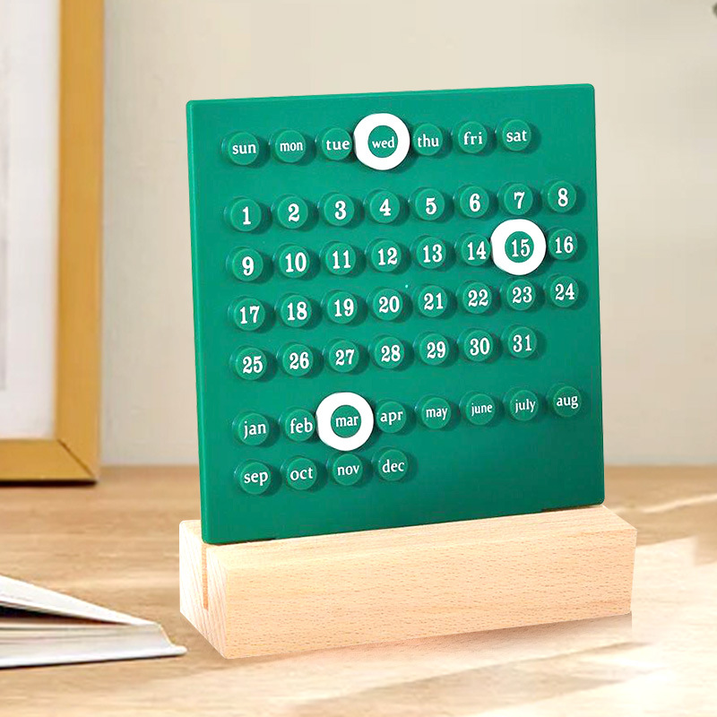 DIY Ring Ornaments Desk Calendar 3