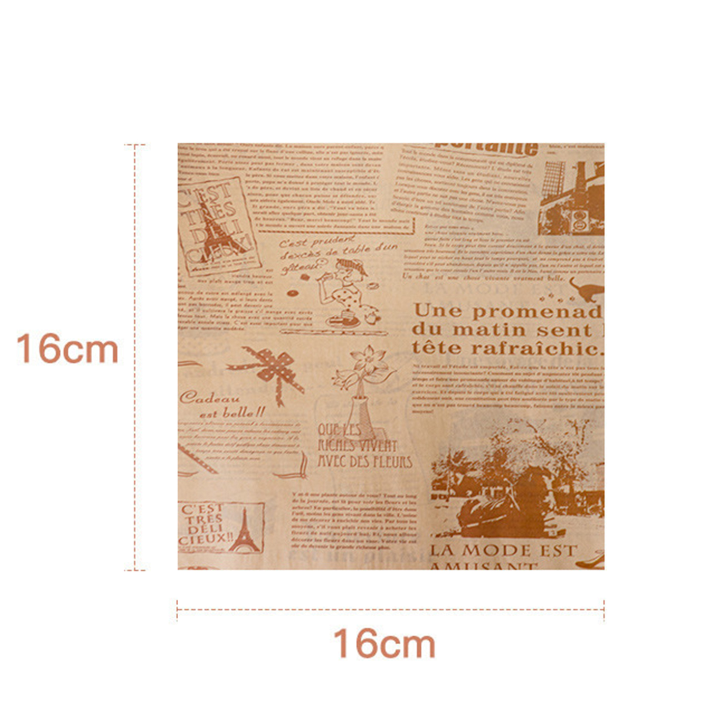 Custom Grease Proof Silicon Oil Baking Paper 1