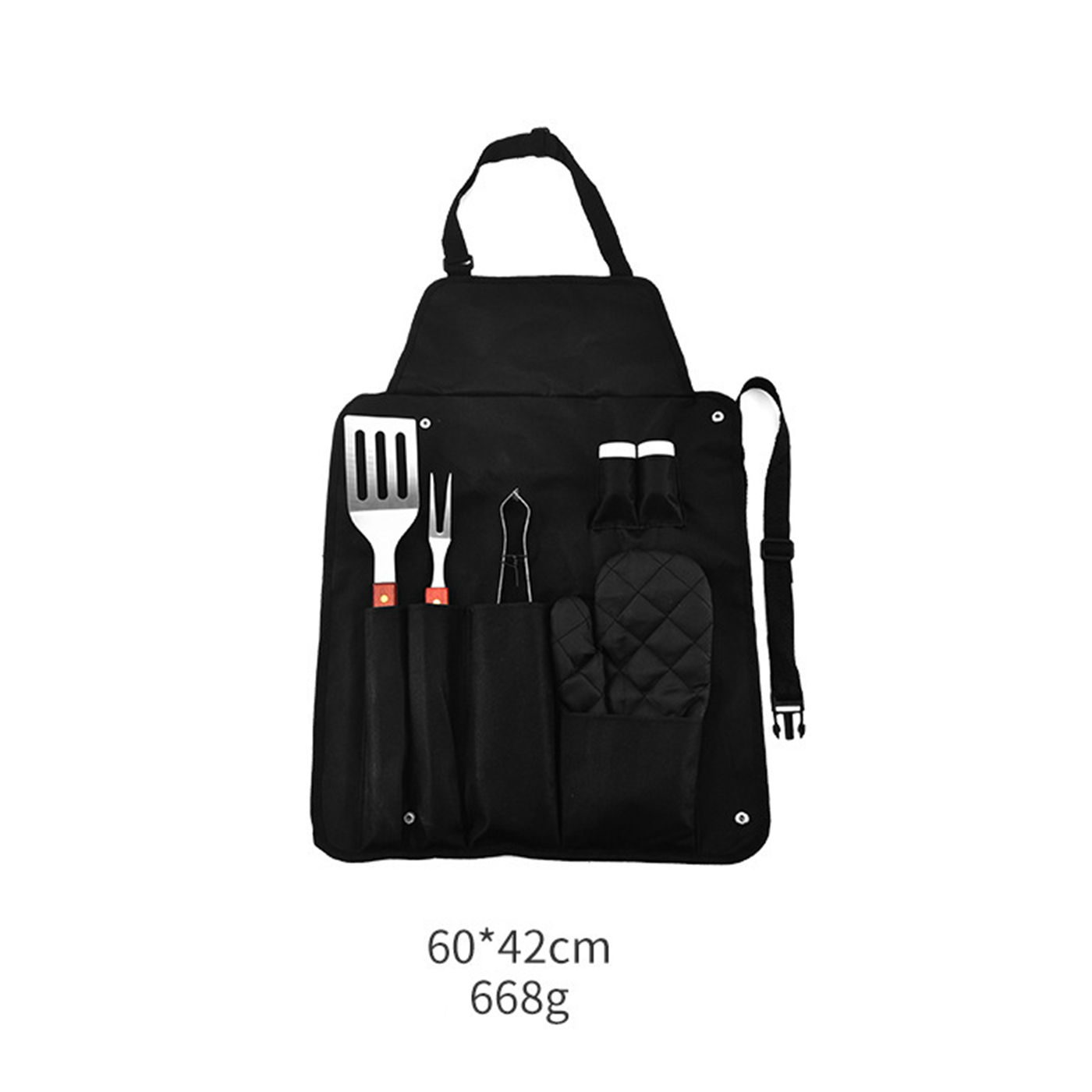 BBQ Apron And Utensil Set1