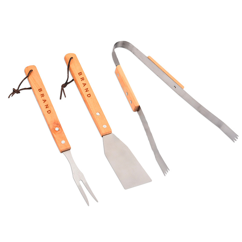 BBQ-Werkzeugset, BBQ-Grillwerkzeug-Set, 3-teilig