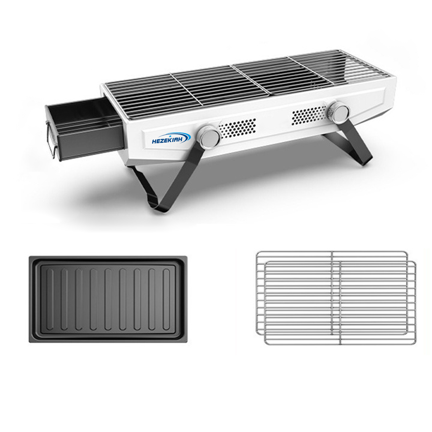 BBQ-Grill, multifunktional, zusammenklappbar