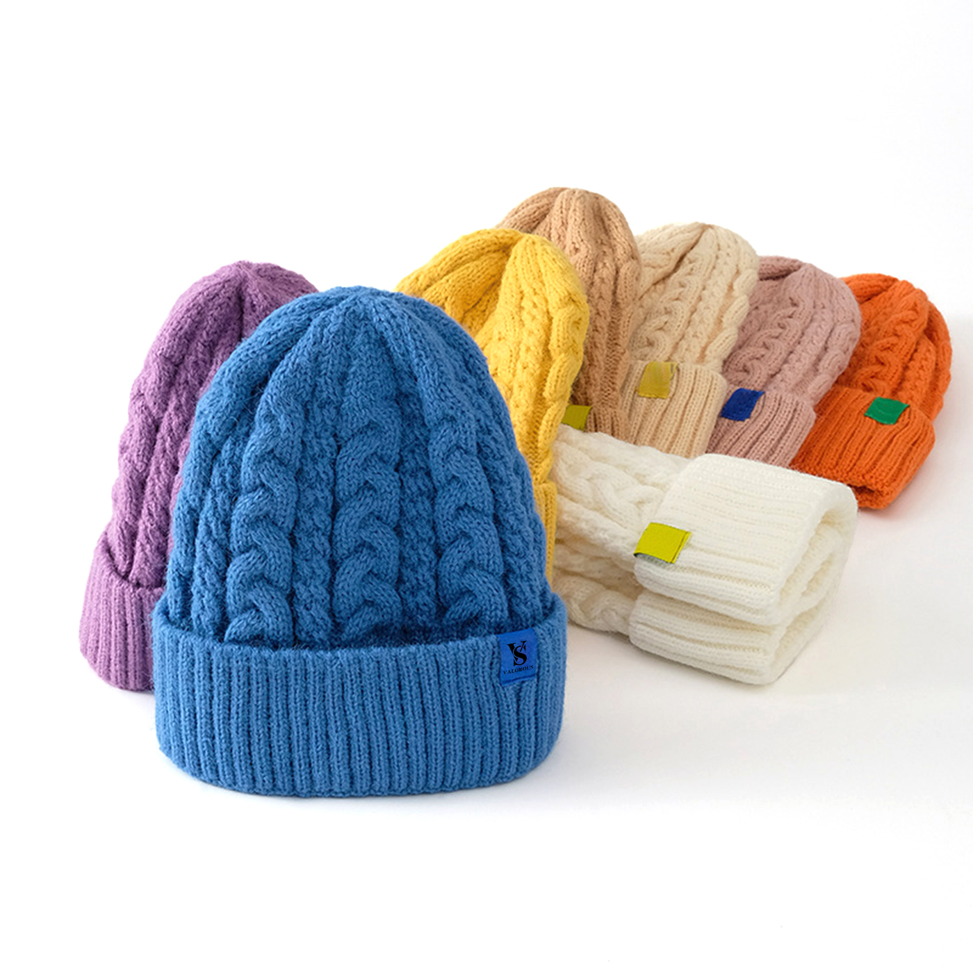 Strickmütze, Zopfmuster