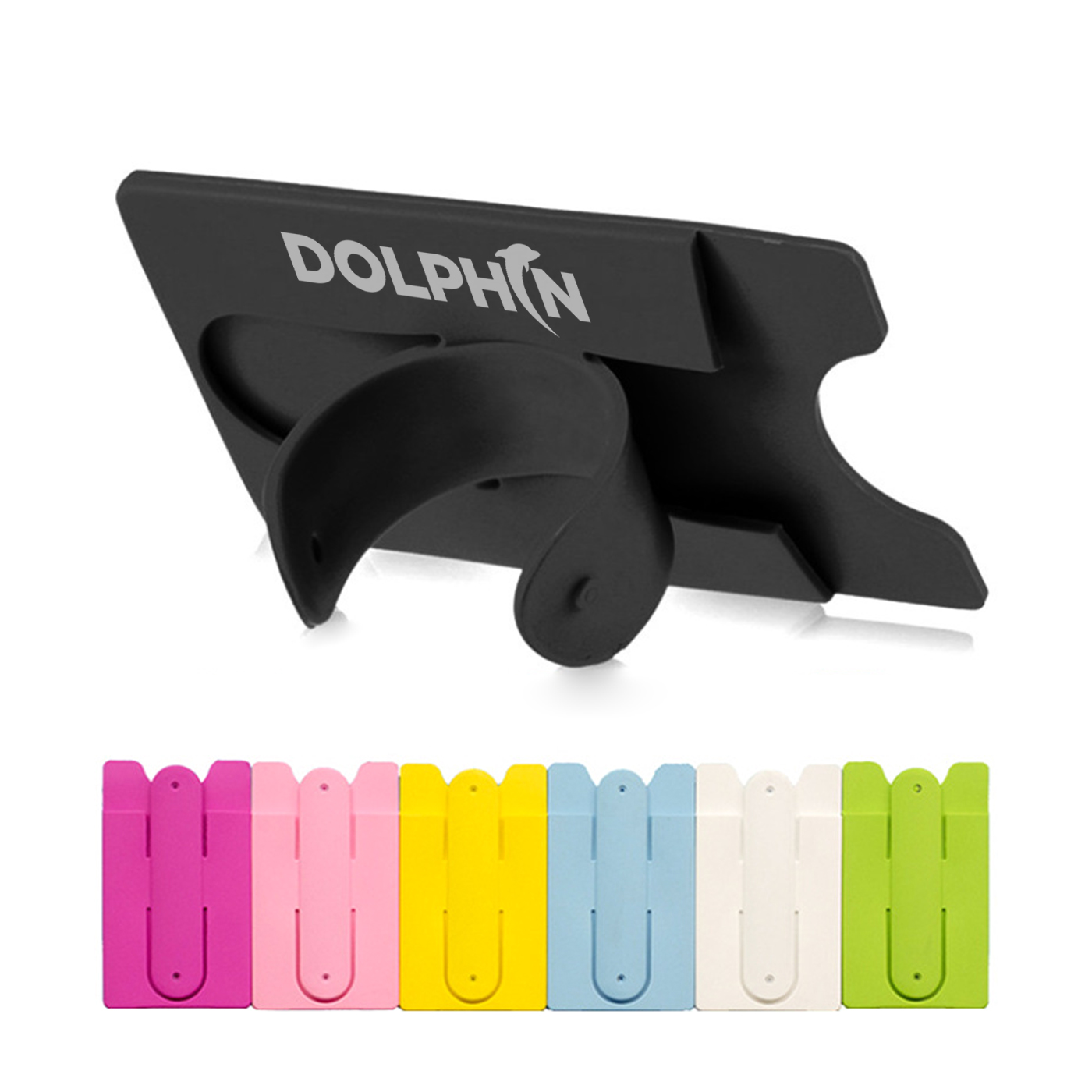 Silicone Card Holder With Phone Stand