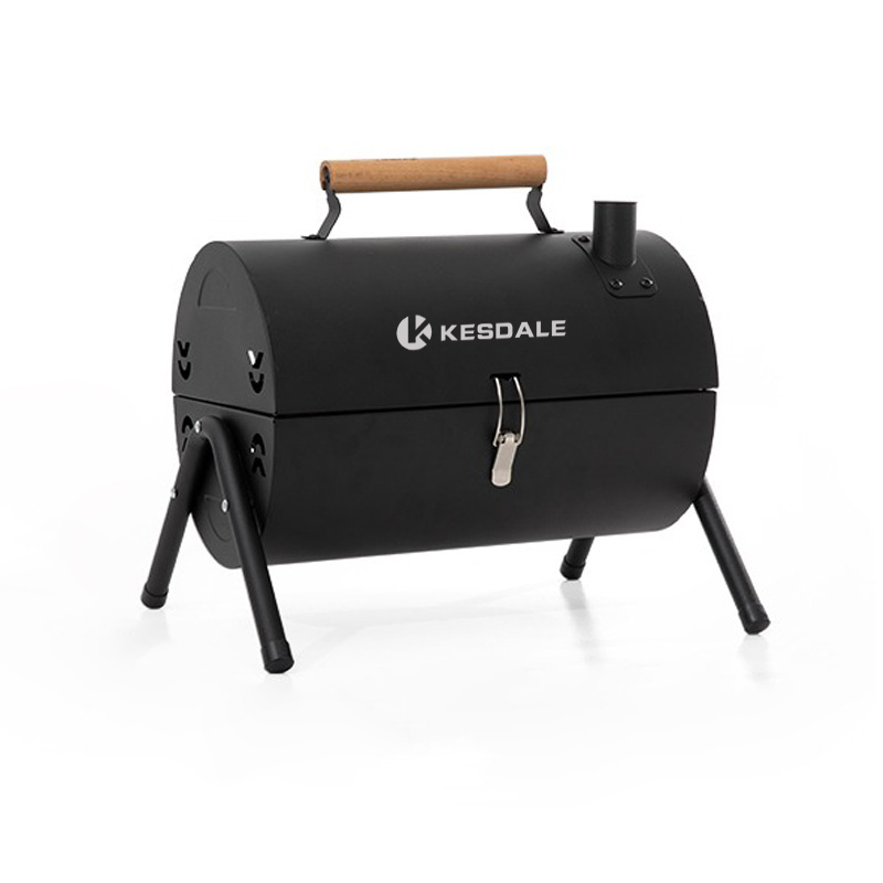 Charcoal Grill, Trommelform, Tragbar