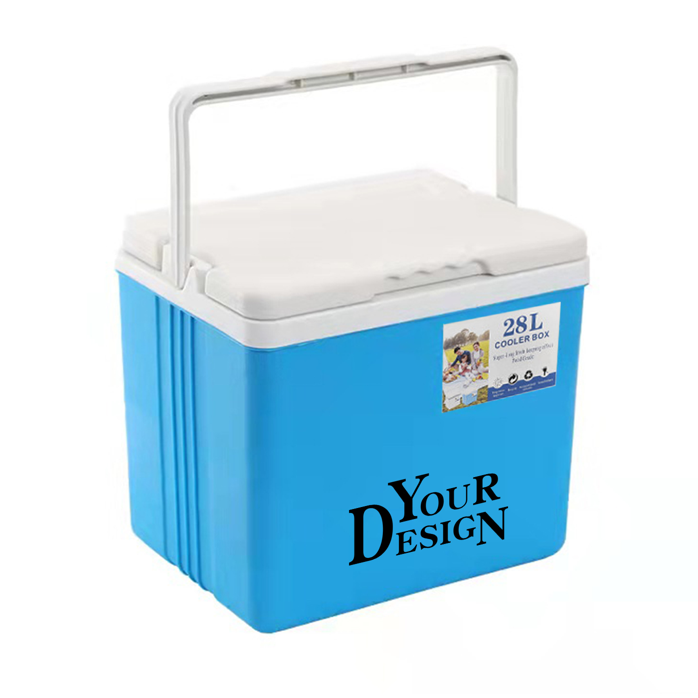 28L Plastic Insulated Ice Cooler Box1