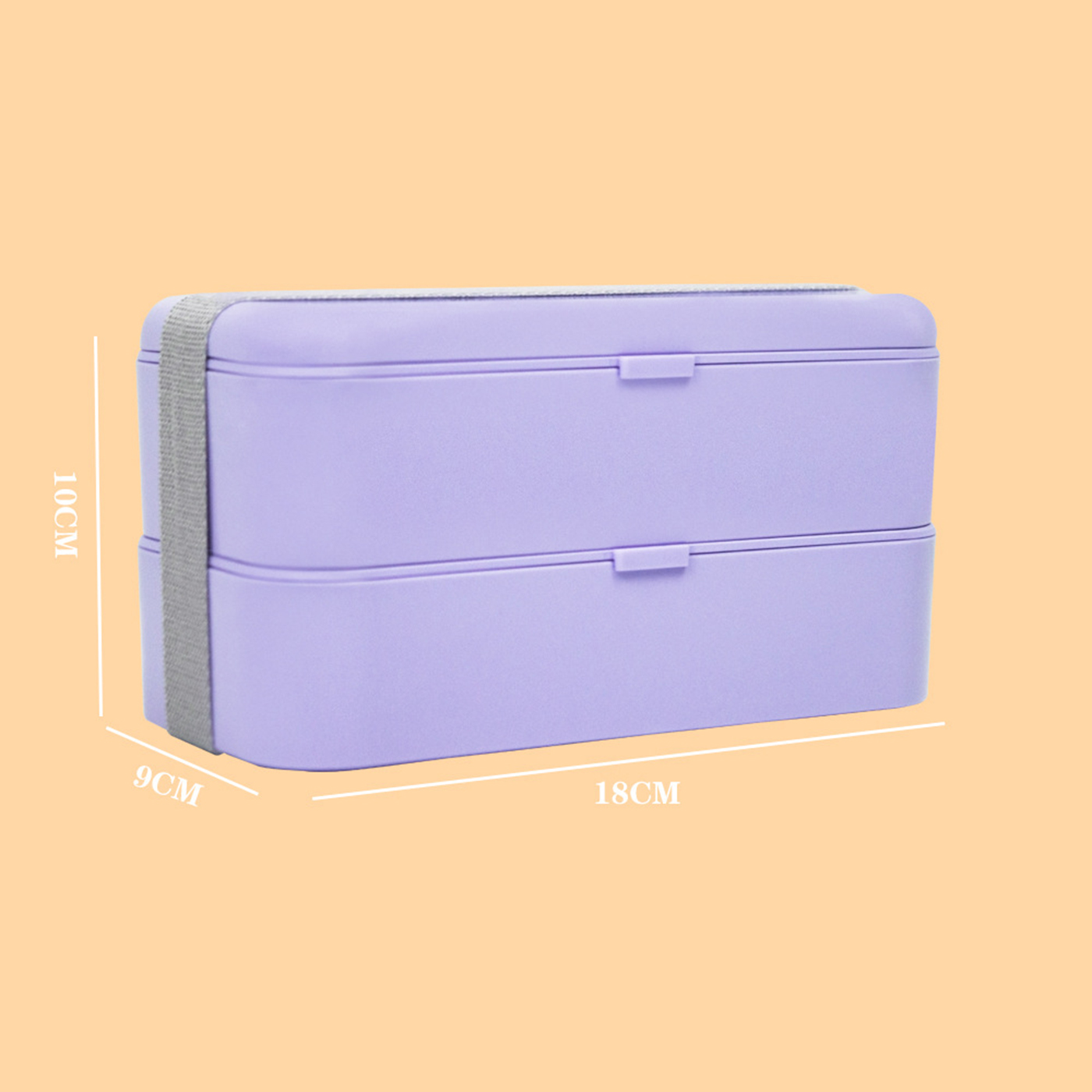 Double Layer PLA Lunch Box With Compartment2