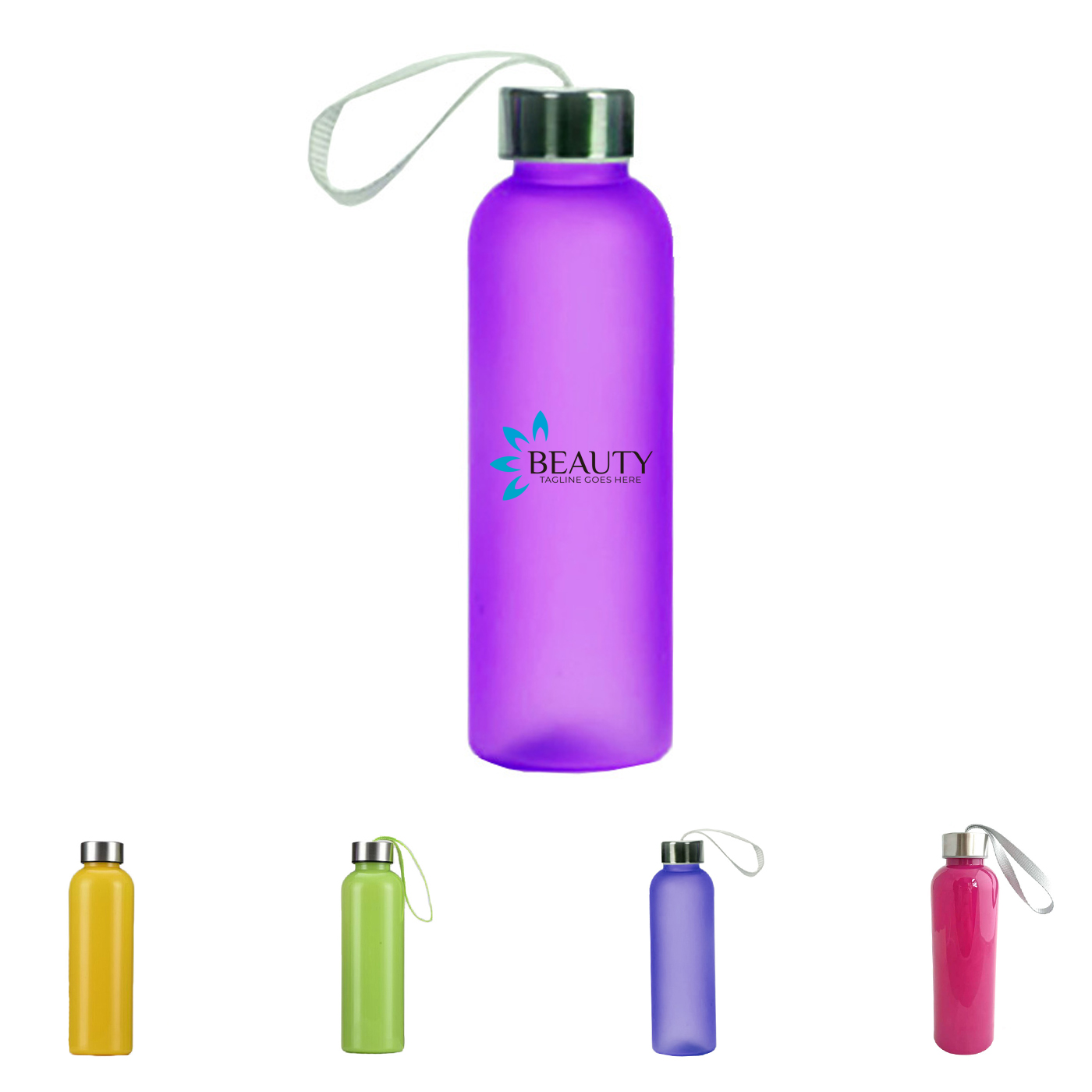Wasserflasche, RPET, 17 oz.