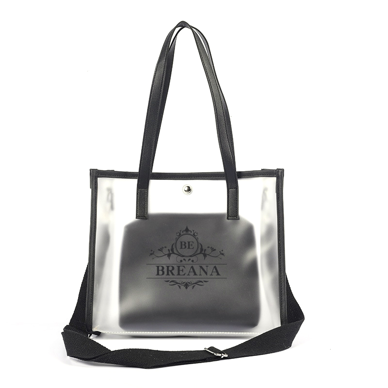 Tasche, Transparente Tragetasche, PVC