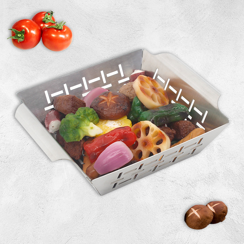 BBQ Nonstick Square Grilling Basket4