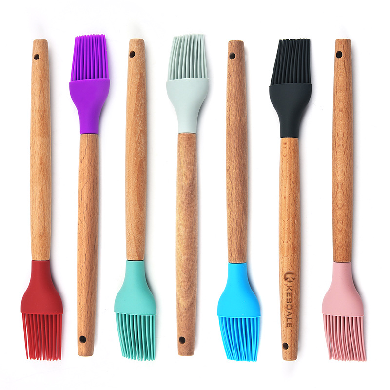 Backpinsel, Silikon, Holz