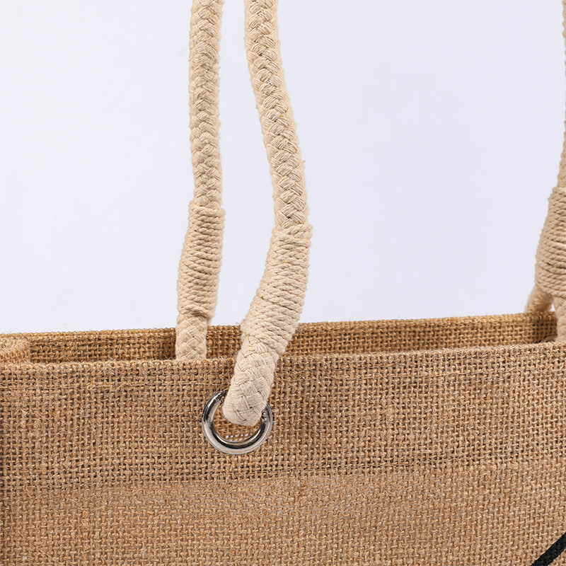 Jute Shopping Tote Bag2